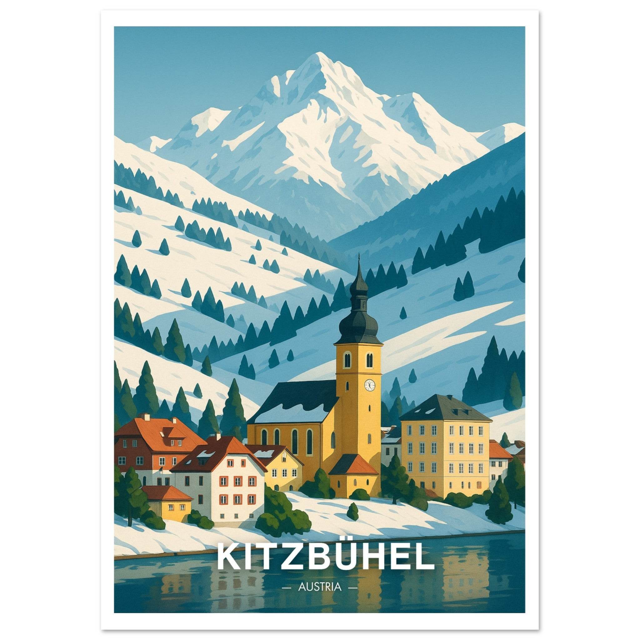 Kitzbühel Poster - Geoprints