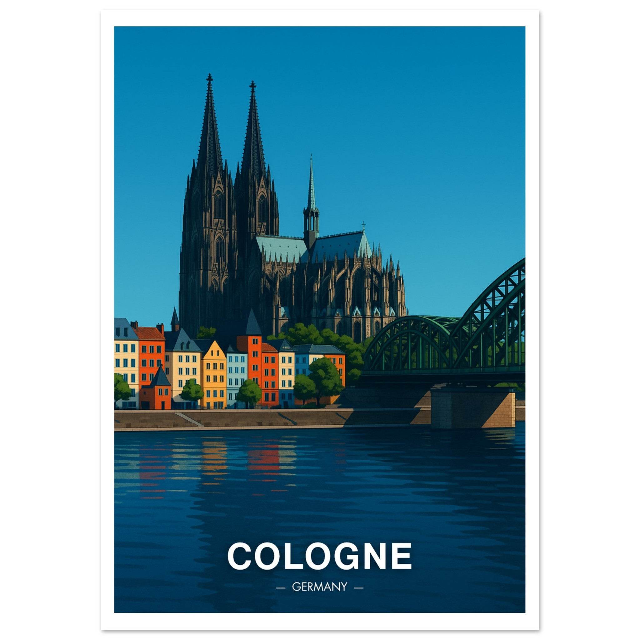 Köln Poster - Geoprints