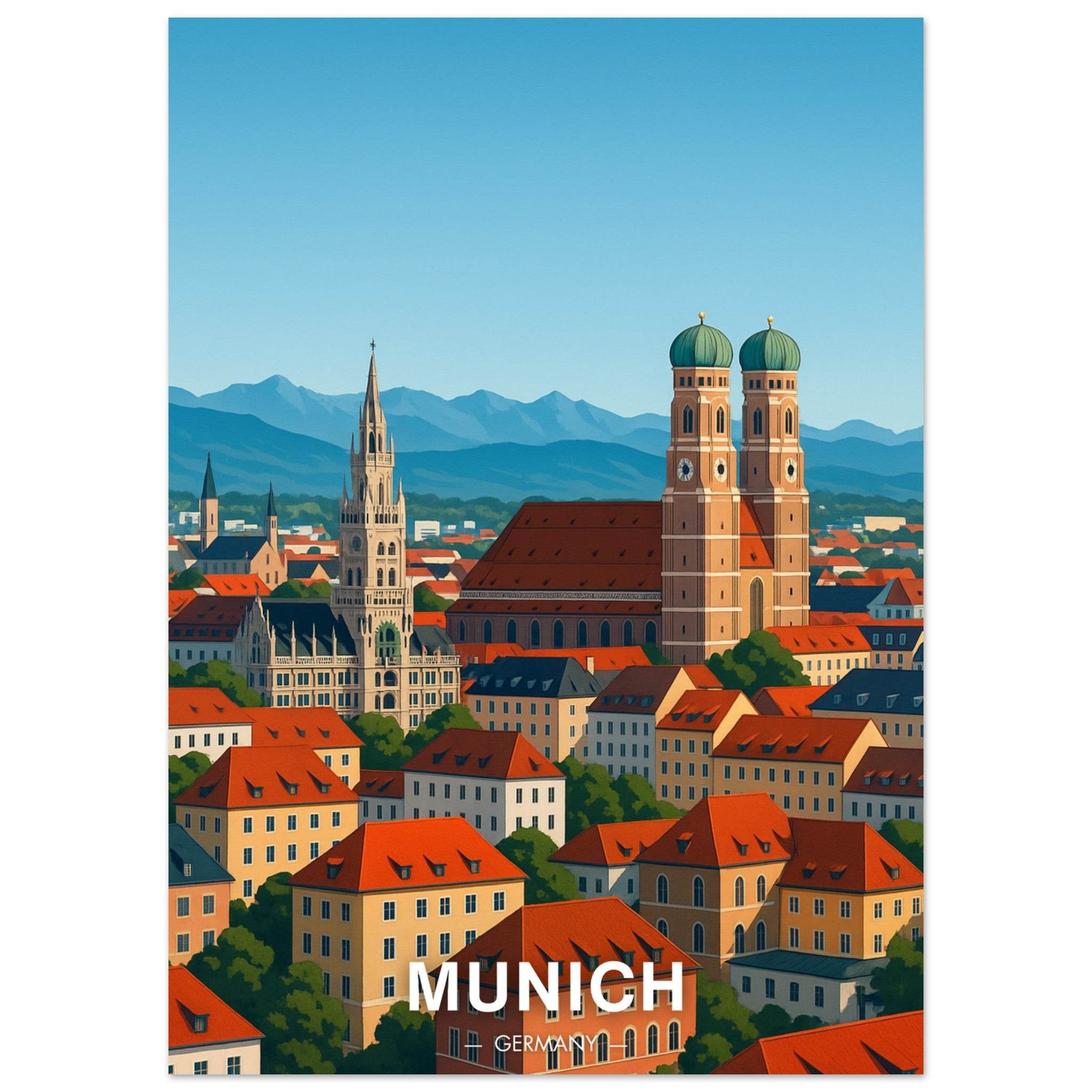 München Poster - Geoprints