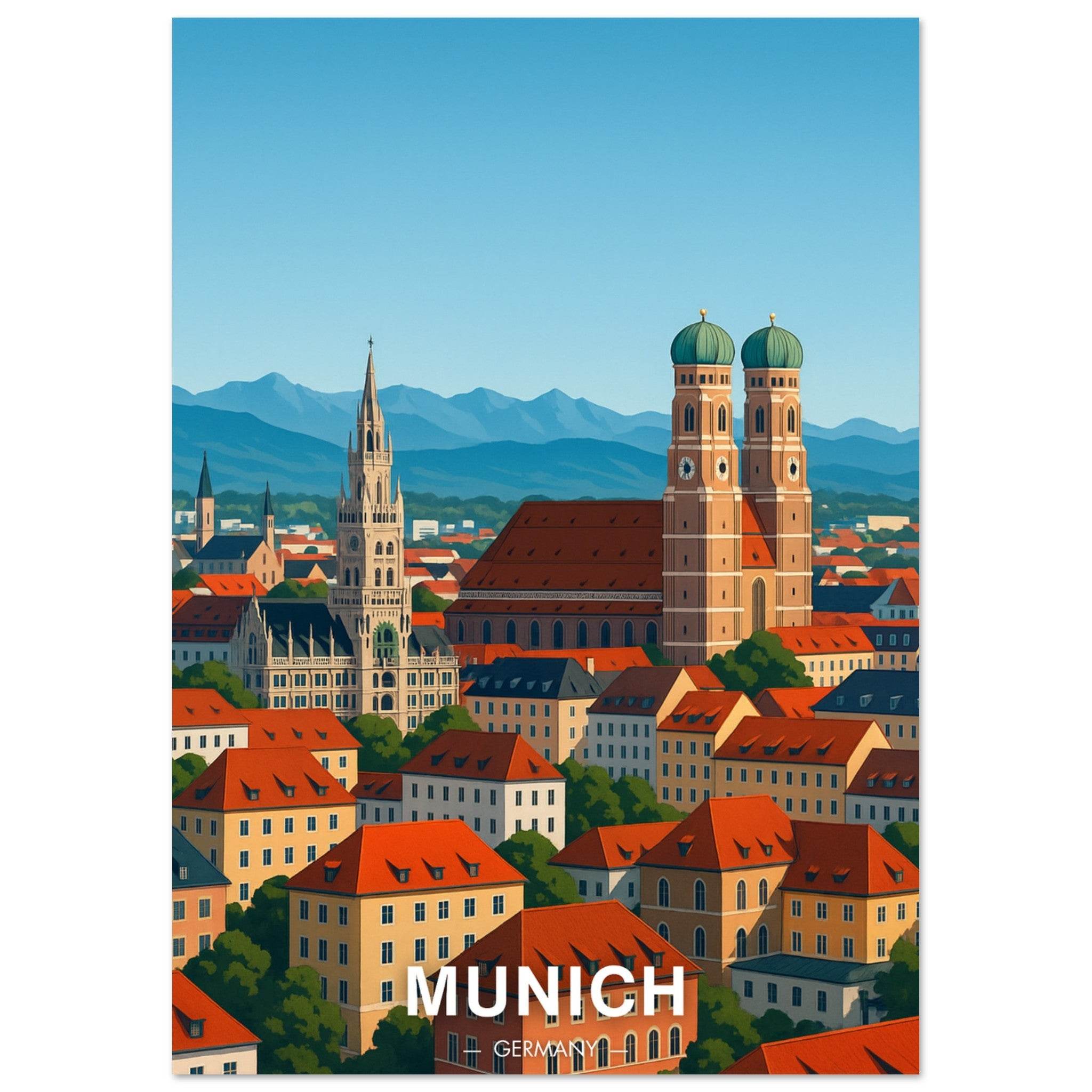 München Poster - Geoprints