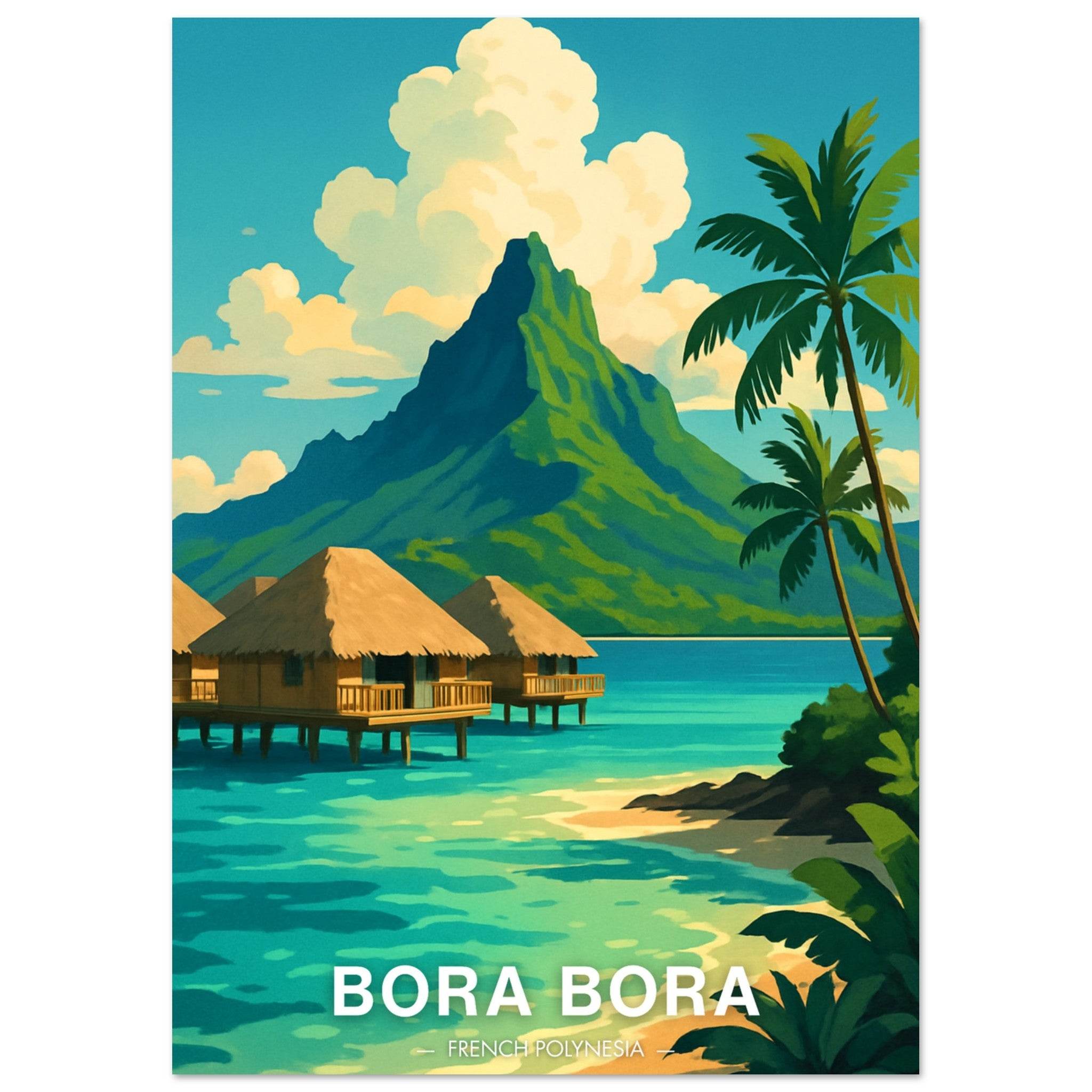 Bora Bora Poster - Geoprints