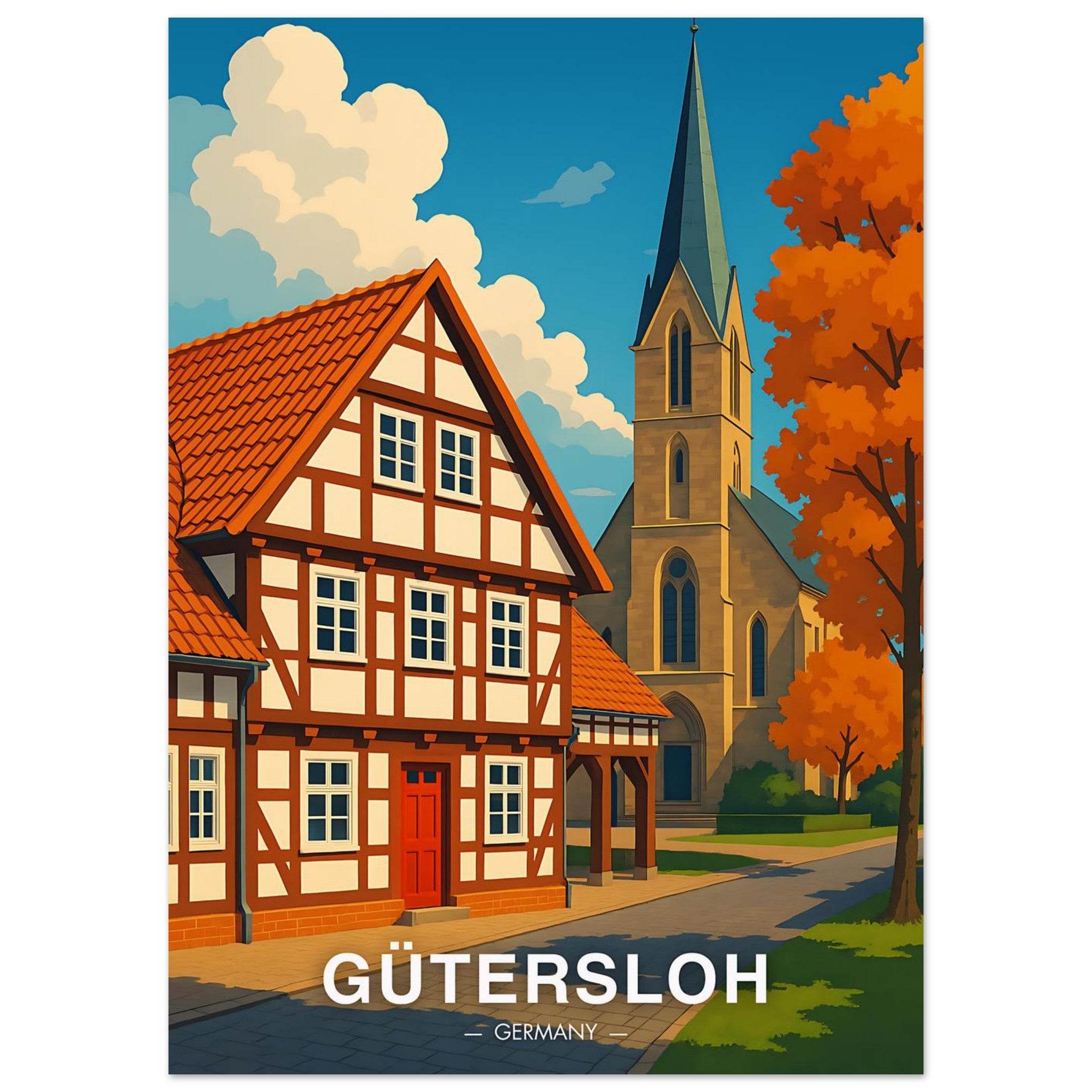 Gütersloh Poster - Geoprints