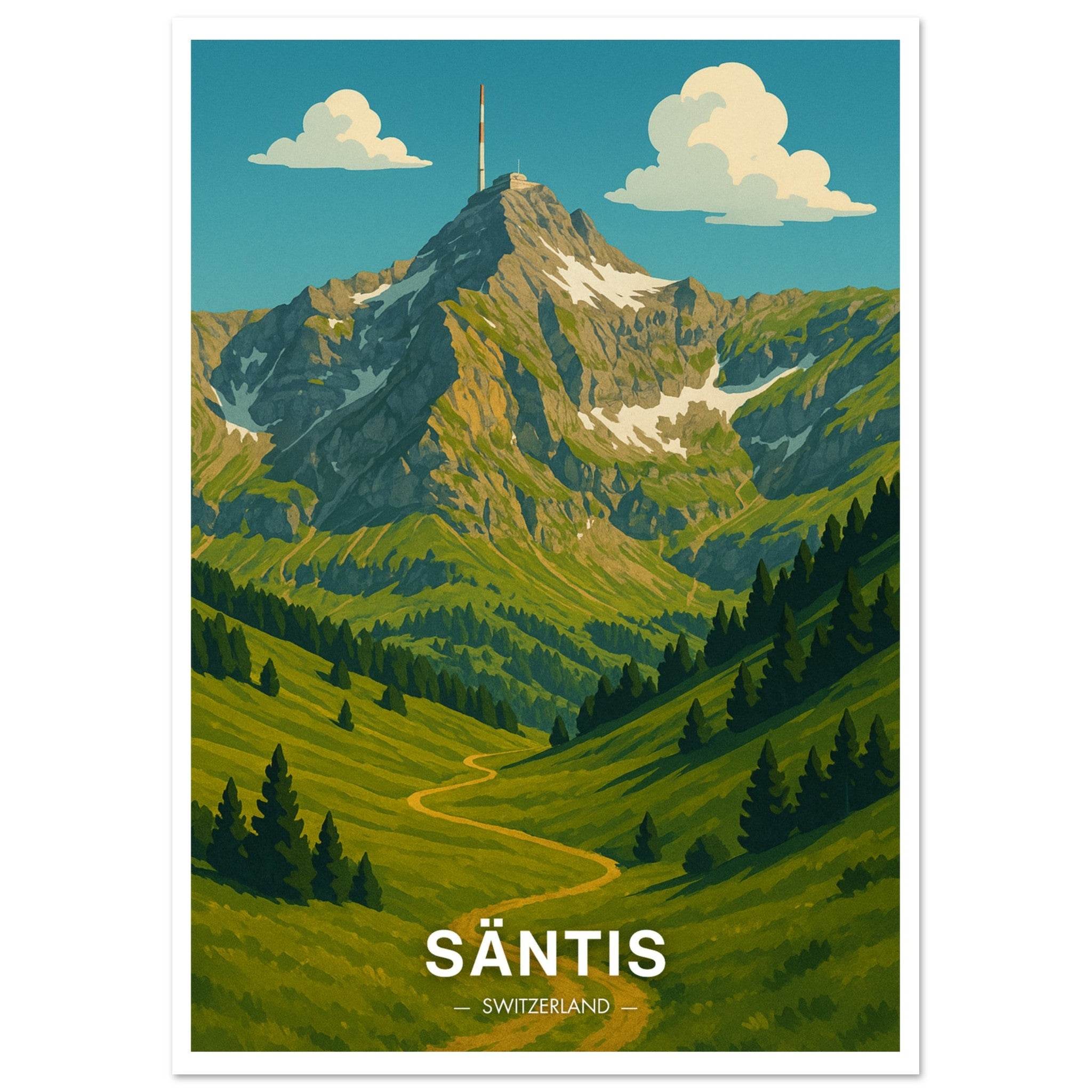 Säntis Poster - Geoprints