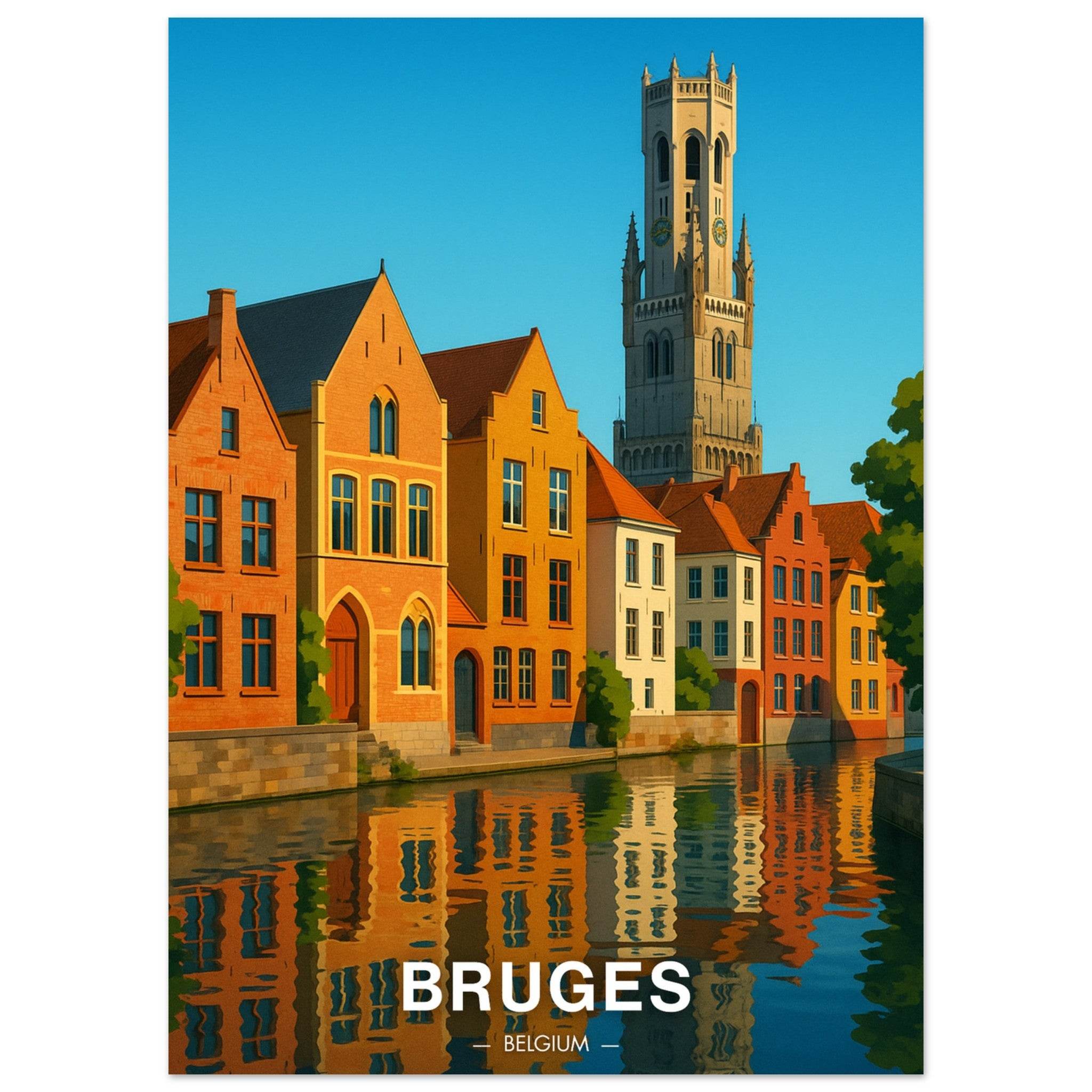 Brügge Poster - Geoprints