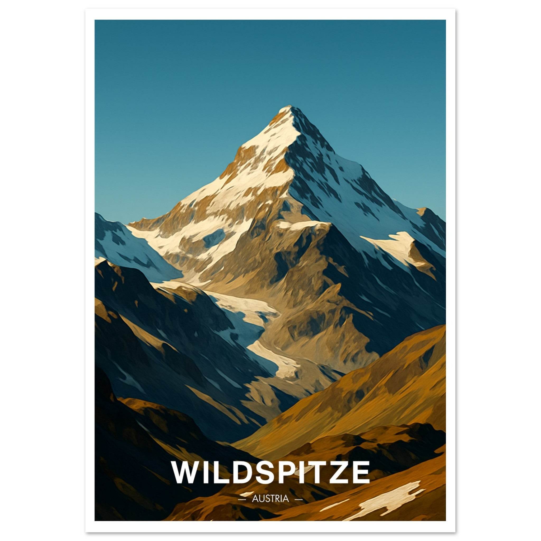 Wildspitze Poster - Geoprints