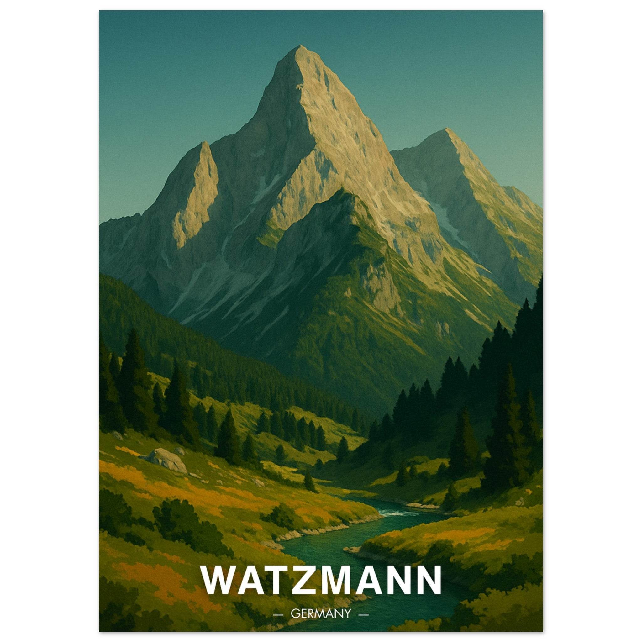 Watzmann Poster - Geoprints