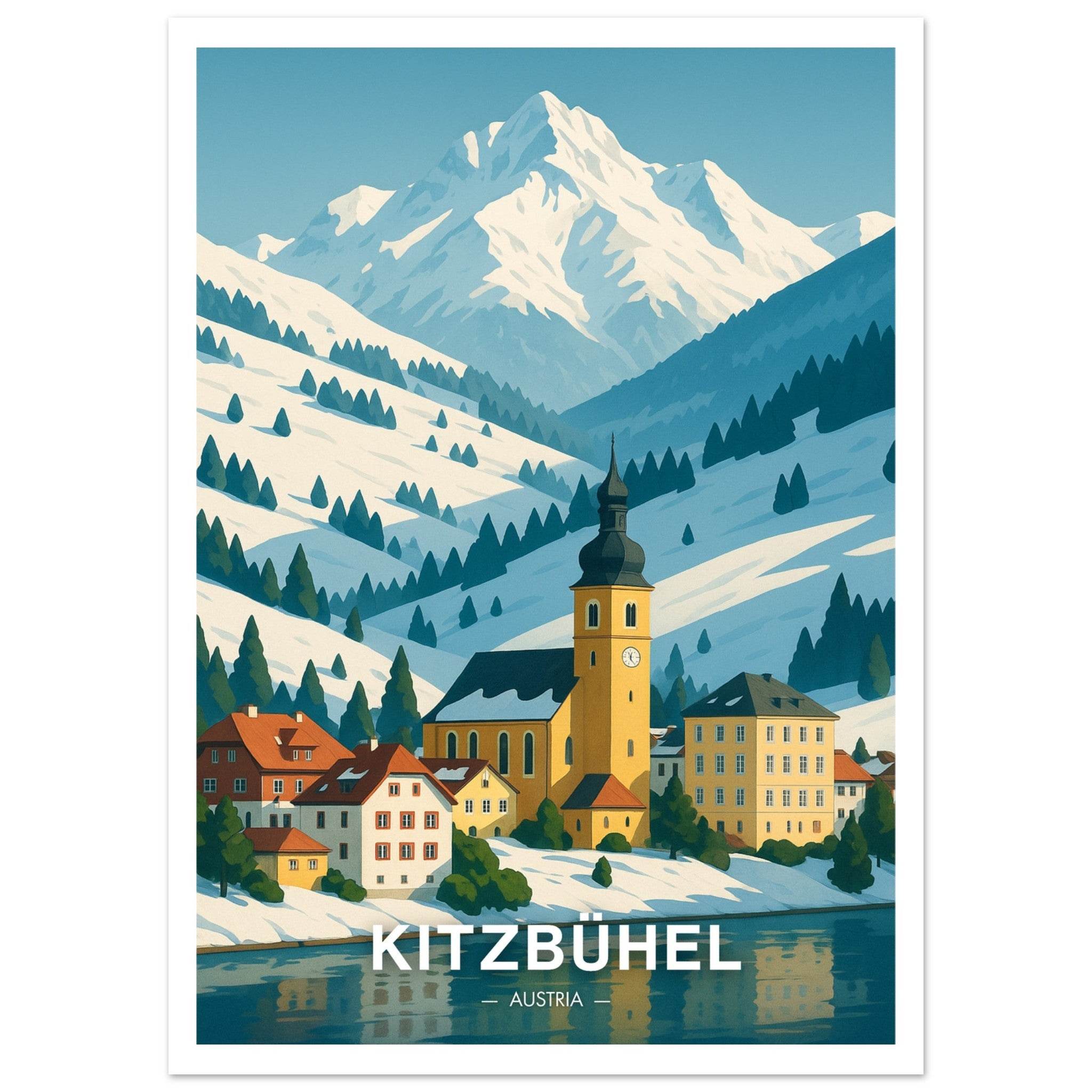 Kitzbühel Poster - Geoprints