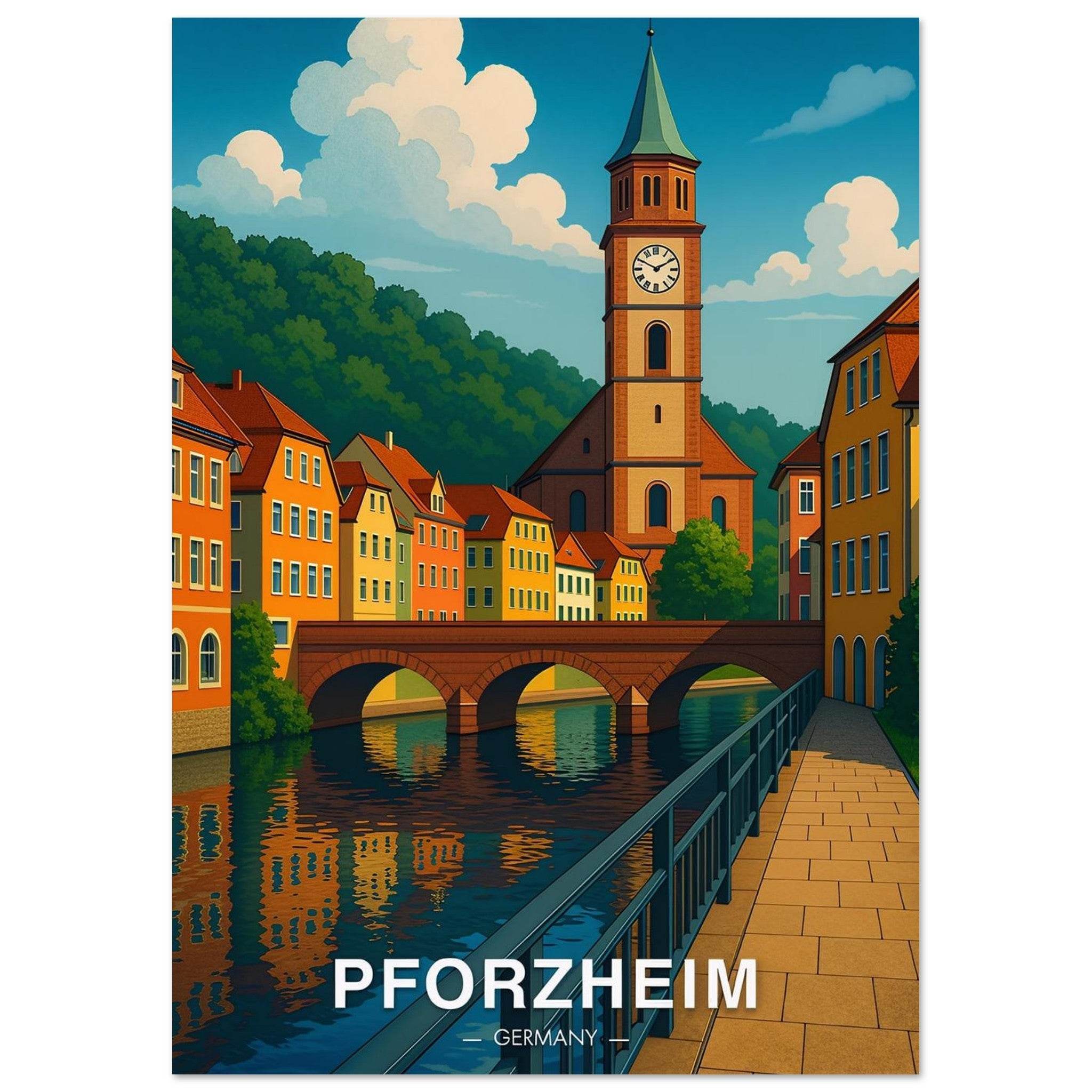 Pforzheim Poster - Geoprints