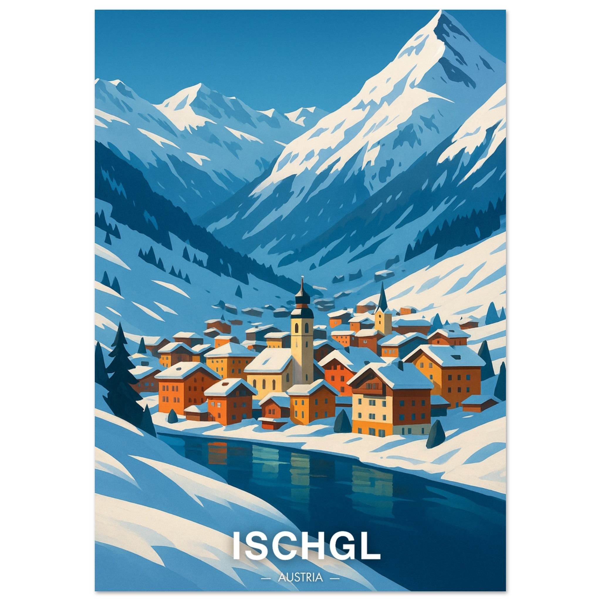 Ischgl Poster - Geoprints