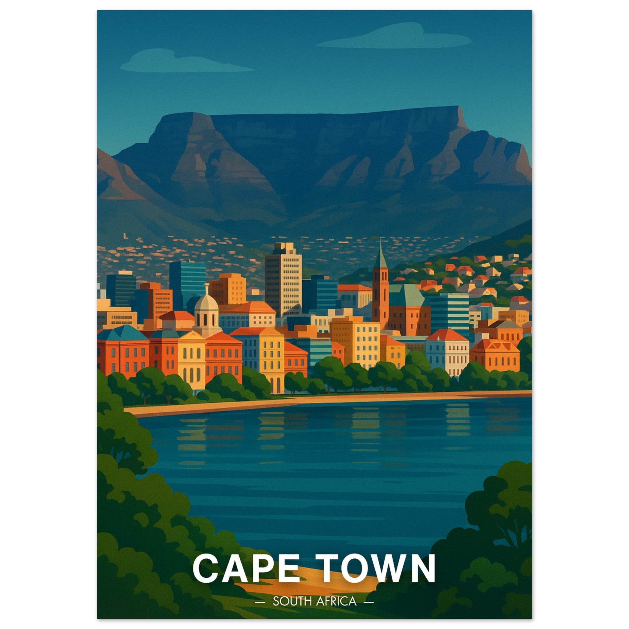Kapstadt Poster - Geoprints