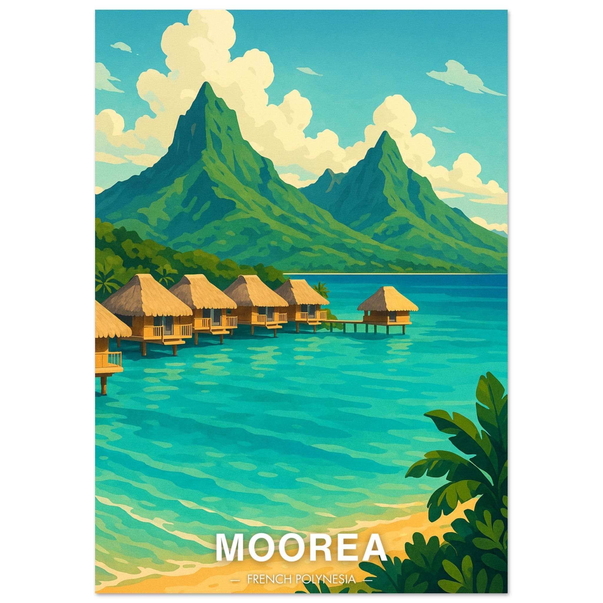 Moorea Poster - Geoprints