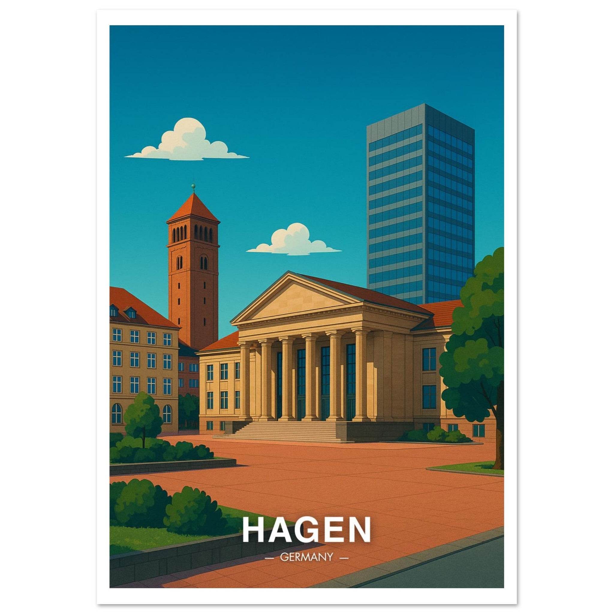 Hagen Poster - Geoprints