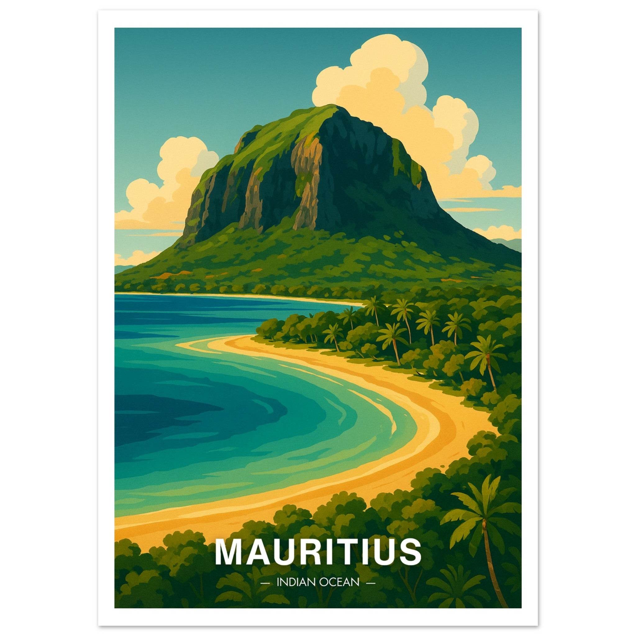 Mauritius Poster - Geoprints