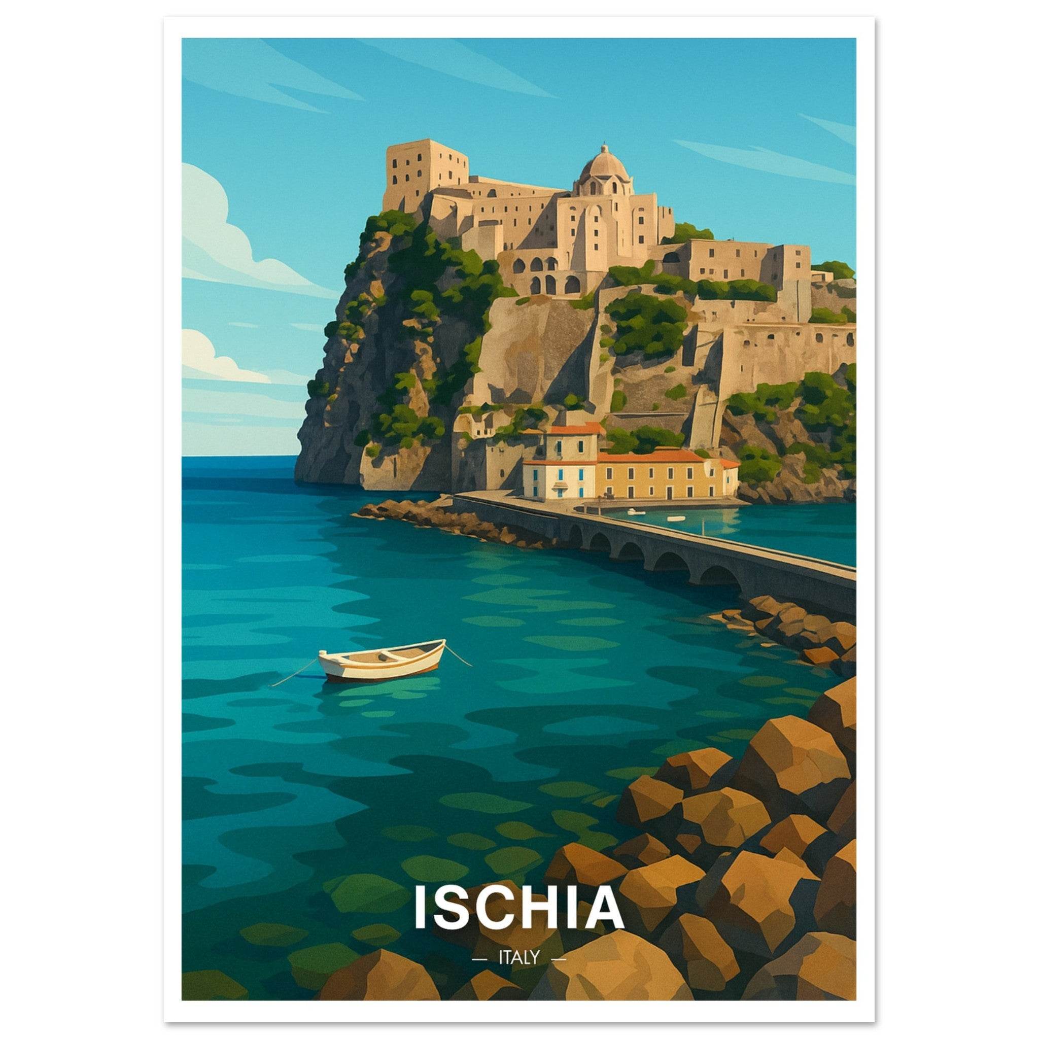 Ischia Poster - Geoprints