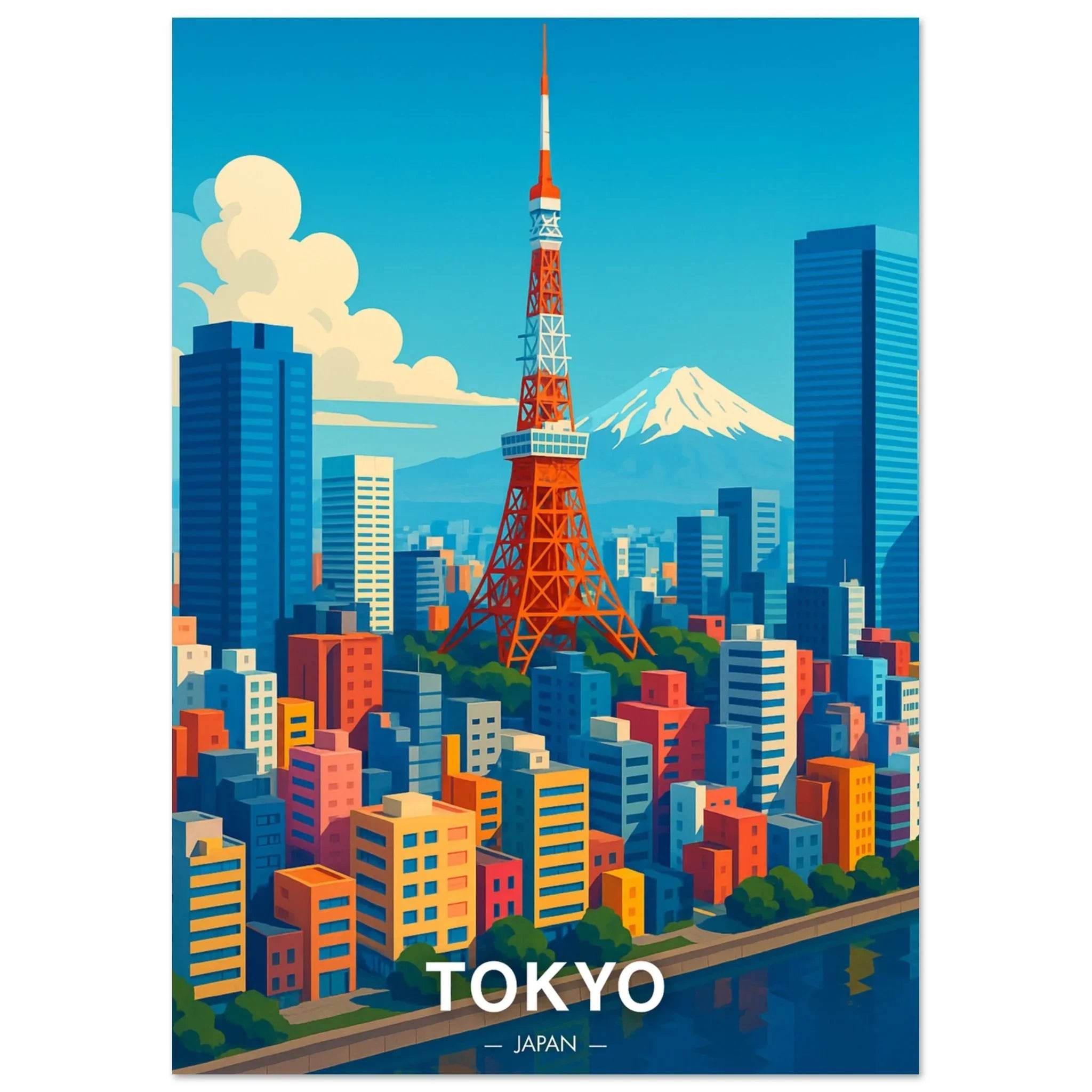 Tokyo Poster - Geoprints