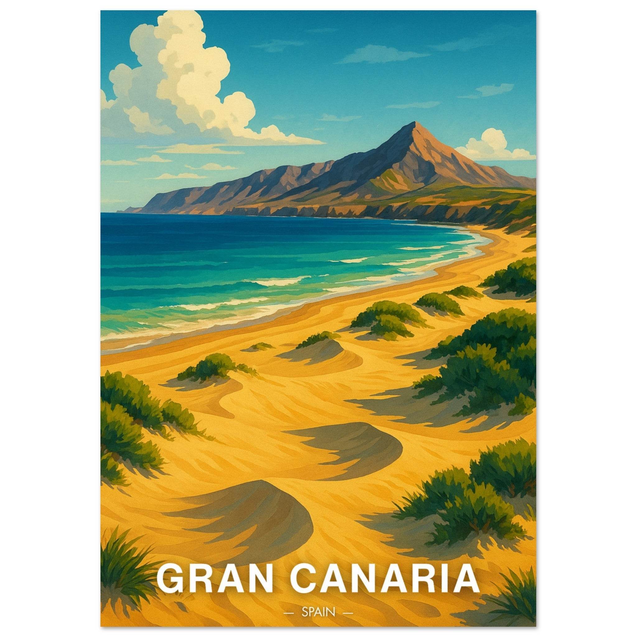 Gran Canaria Poster - Geoprints