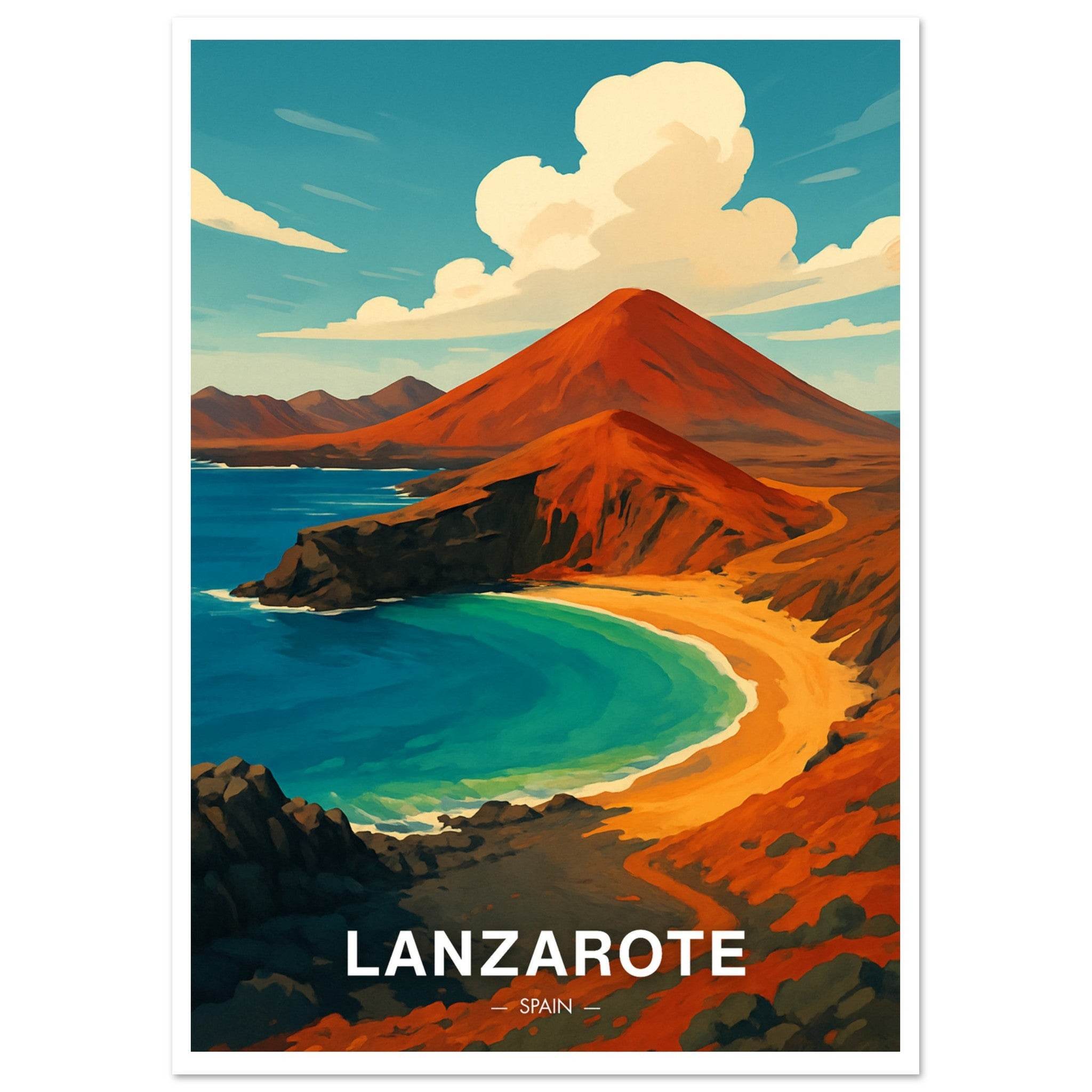 Lanzarote Poster - Geoprints