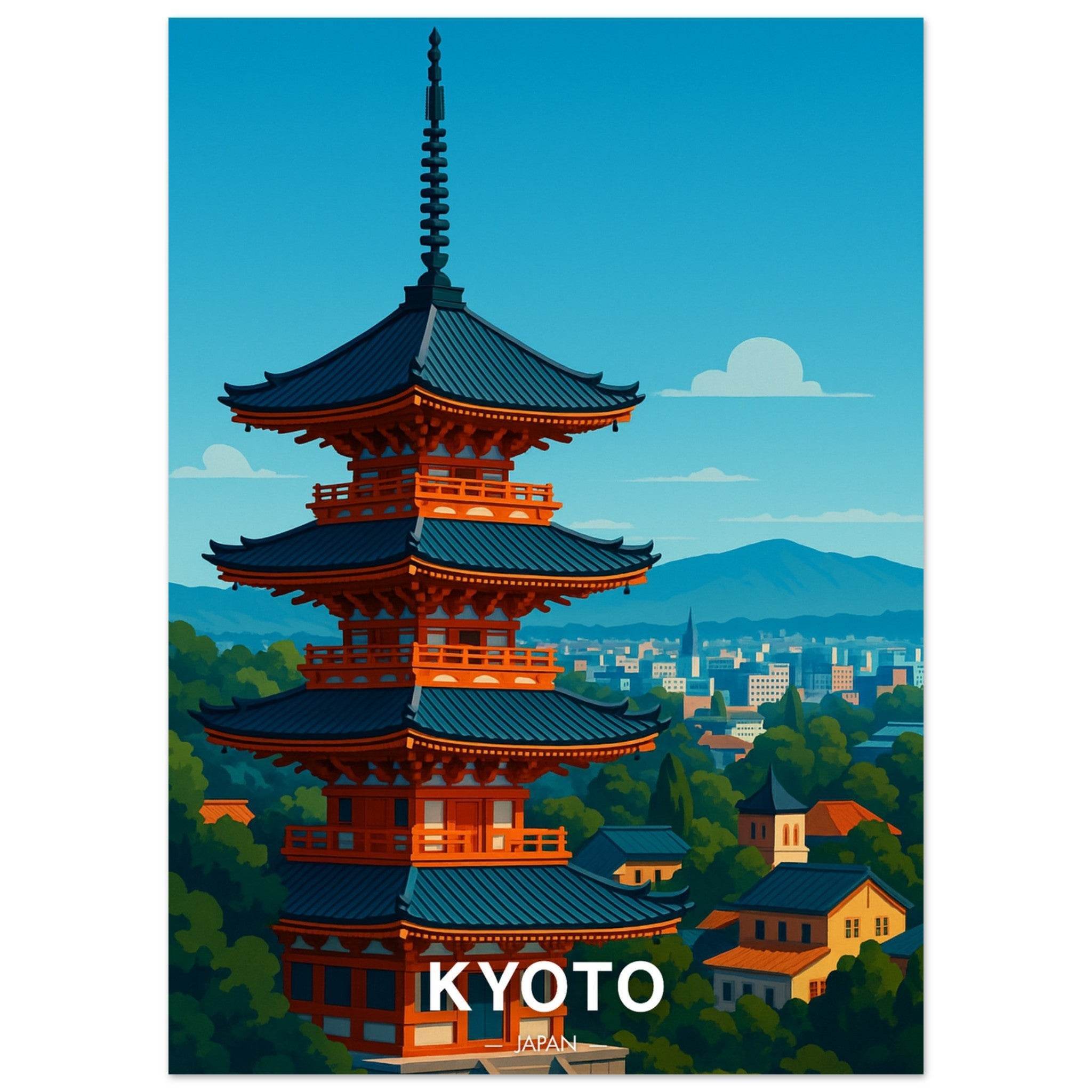 Kyoto Poster - Geoprints