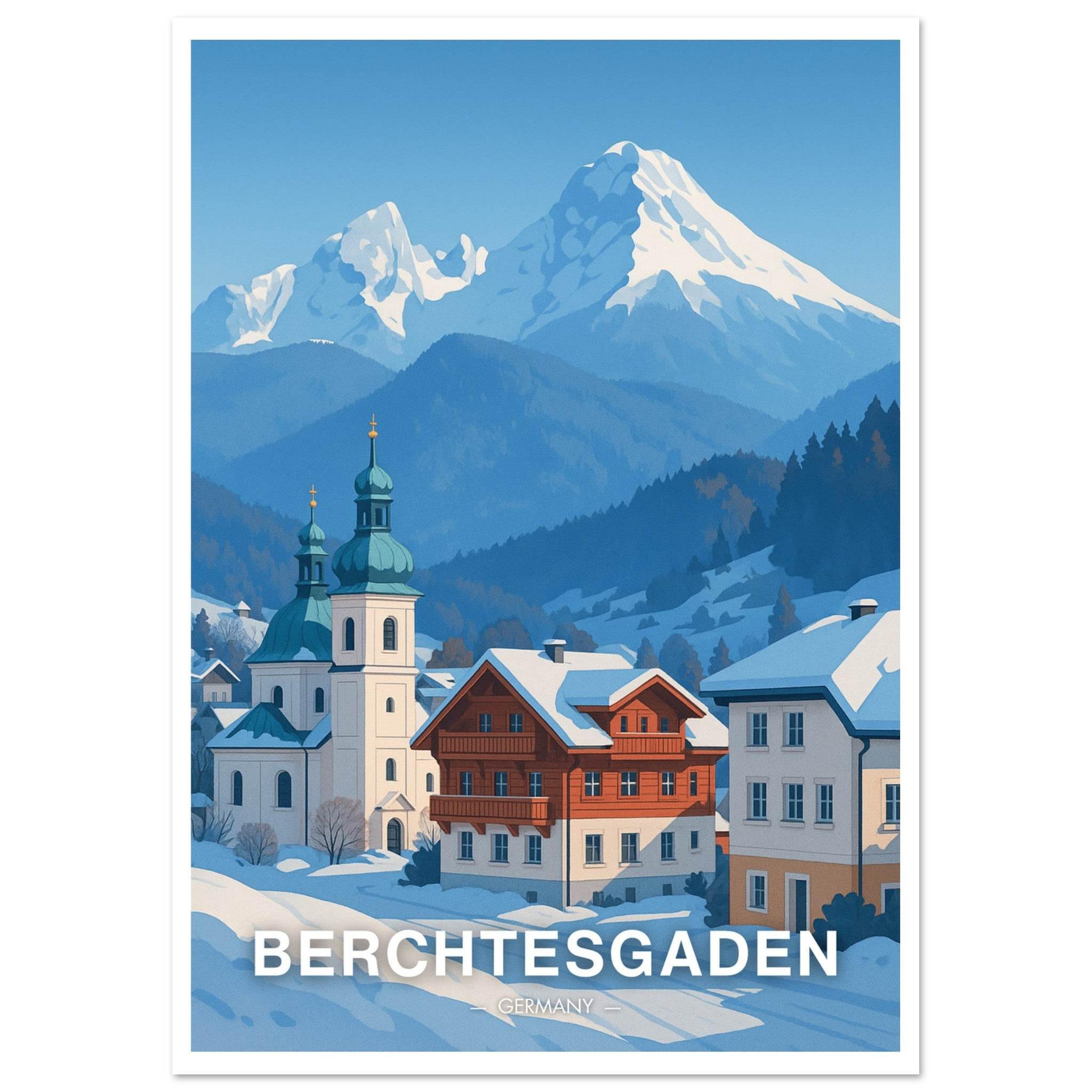 Berchtesgaden Poster - Geoprints