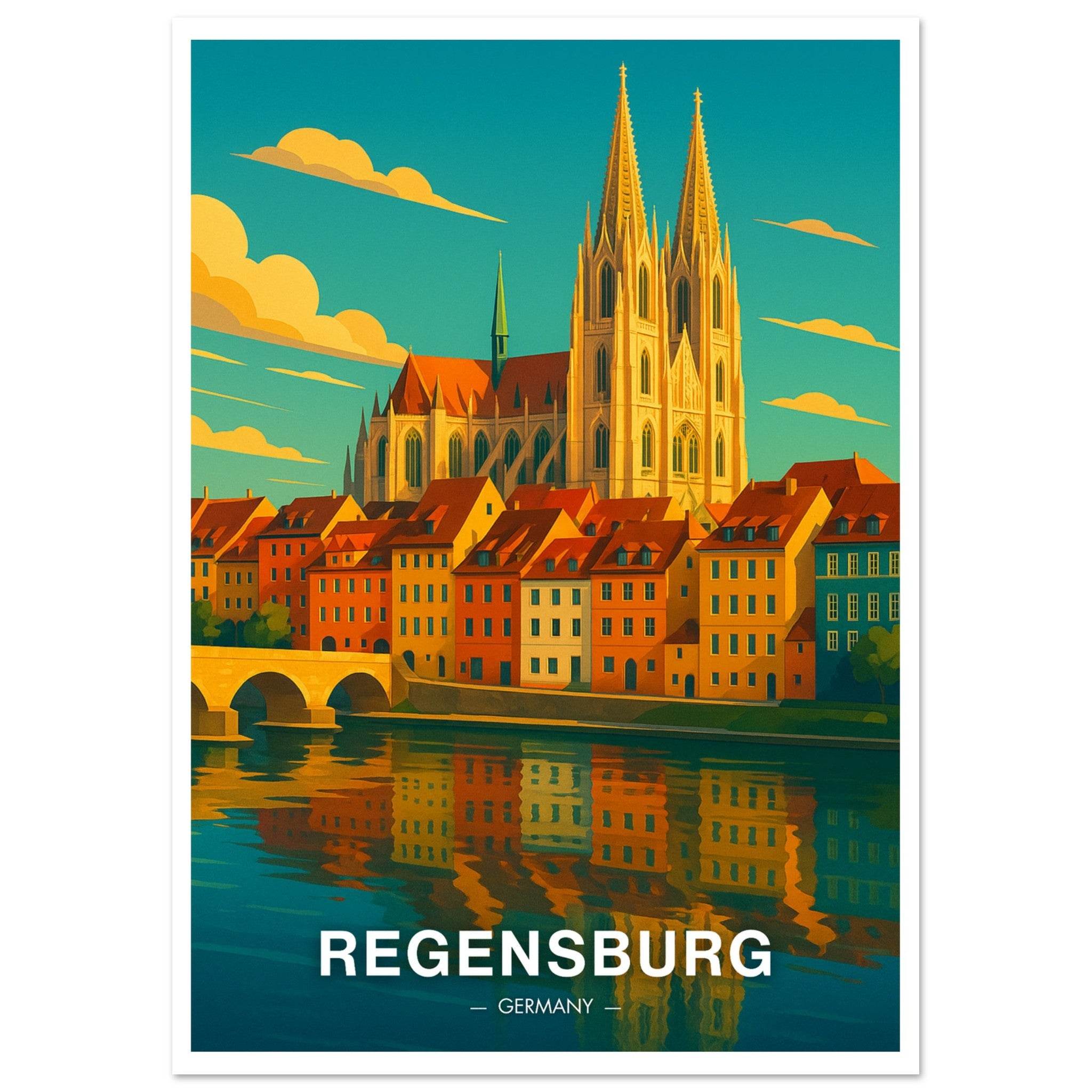Regensburg Poster - Geoprints