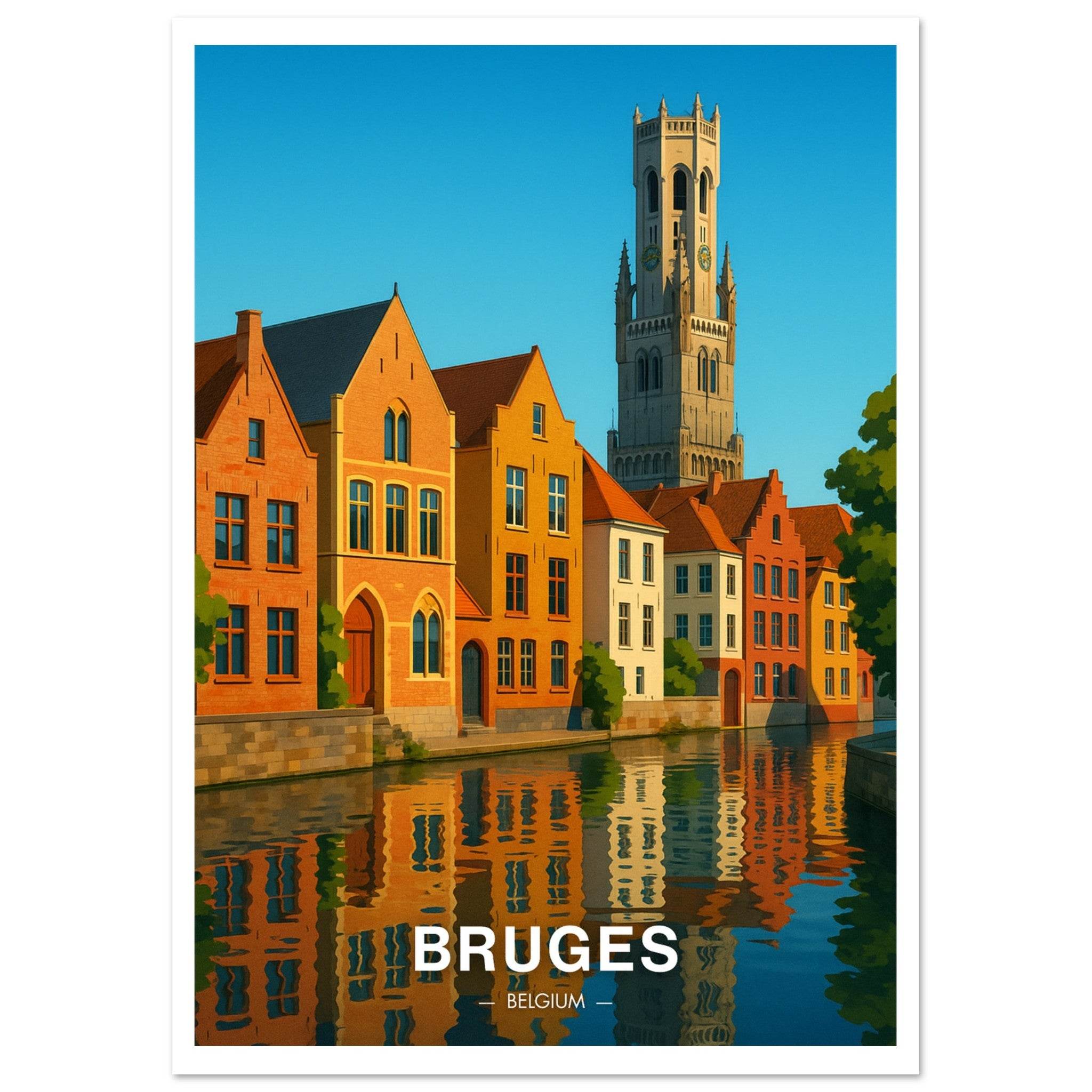Brügge Poster - Geoprints