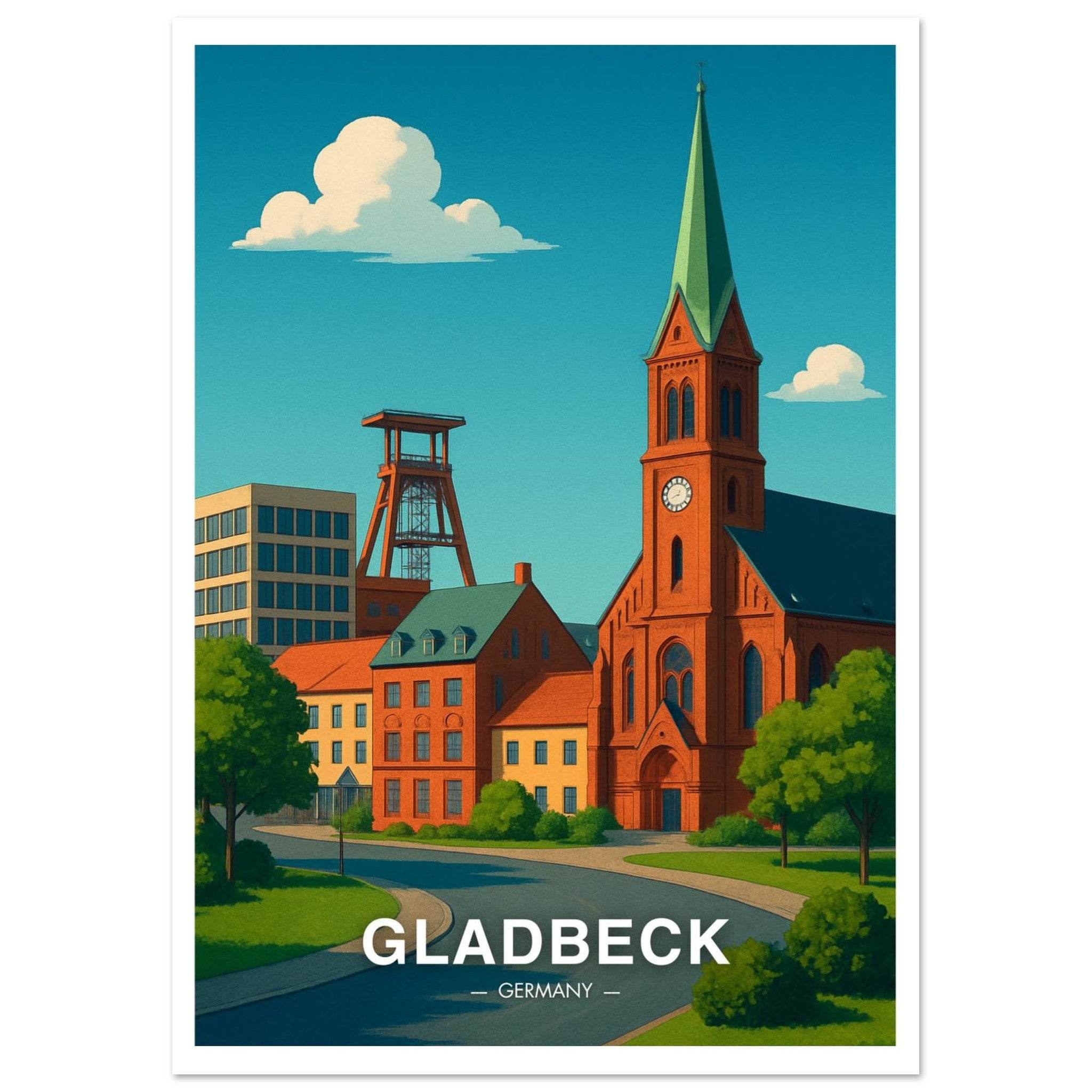 Gladbeck Poster - Geoprints