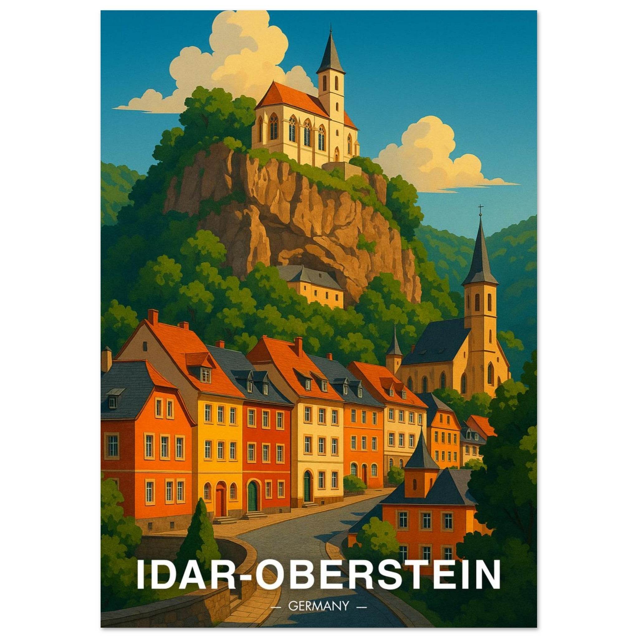 Idar-Oberstein Poster - Geoprints
