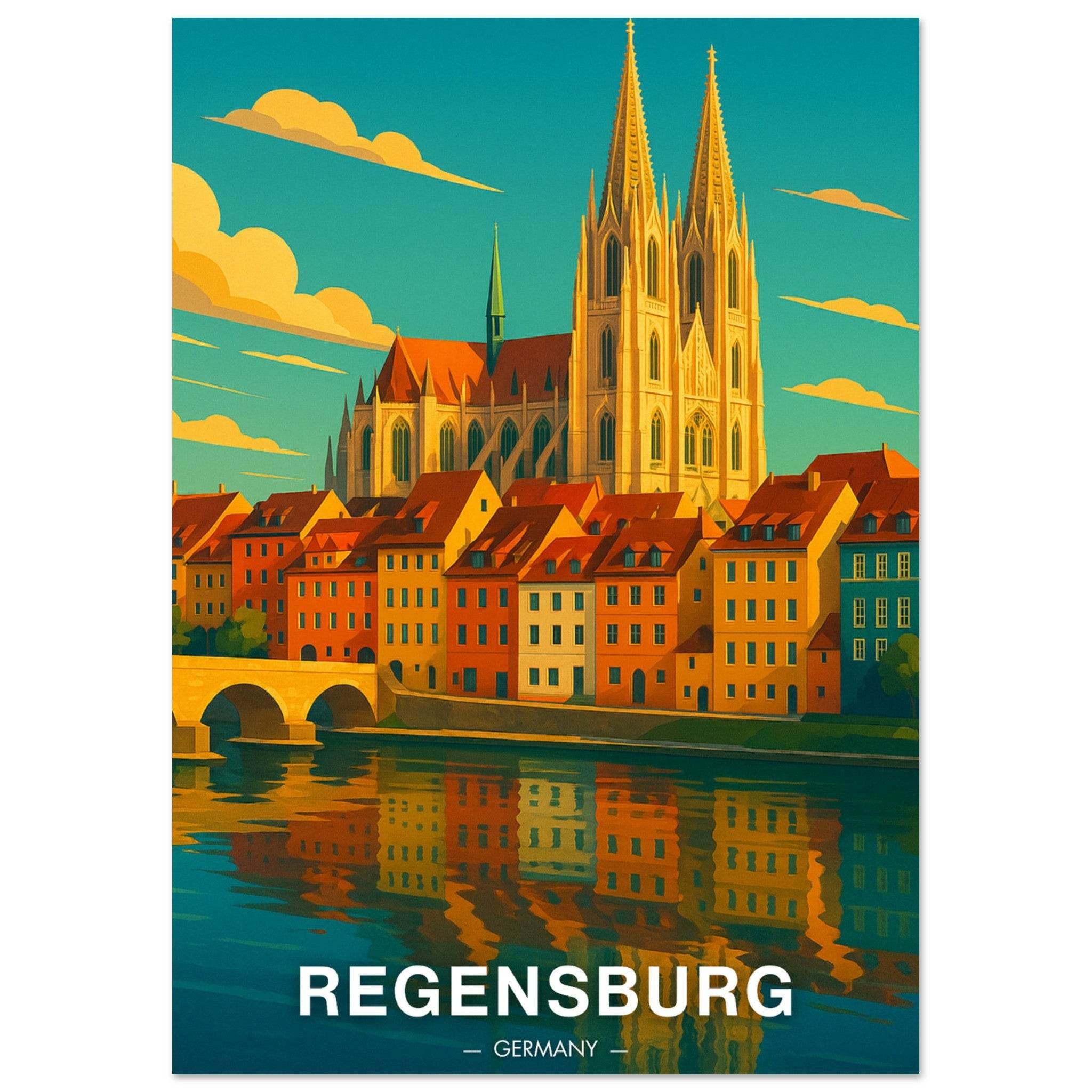 Regensburg Poster - Geoprints