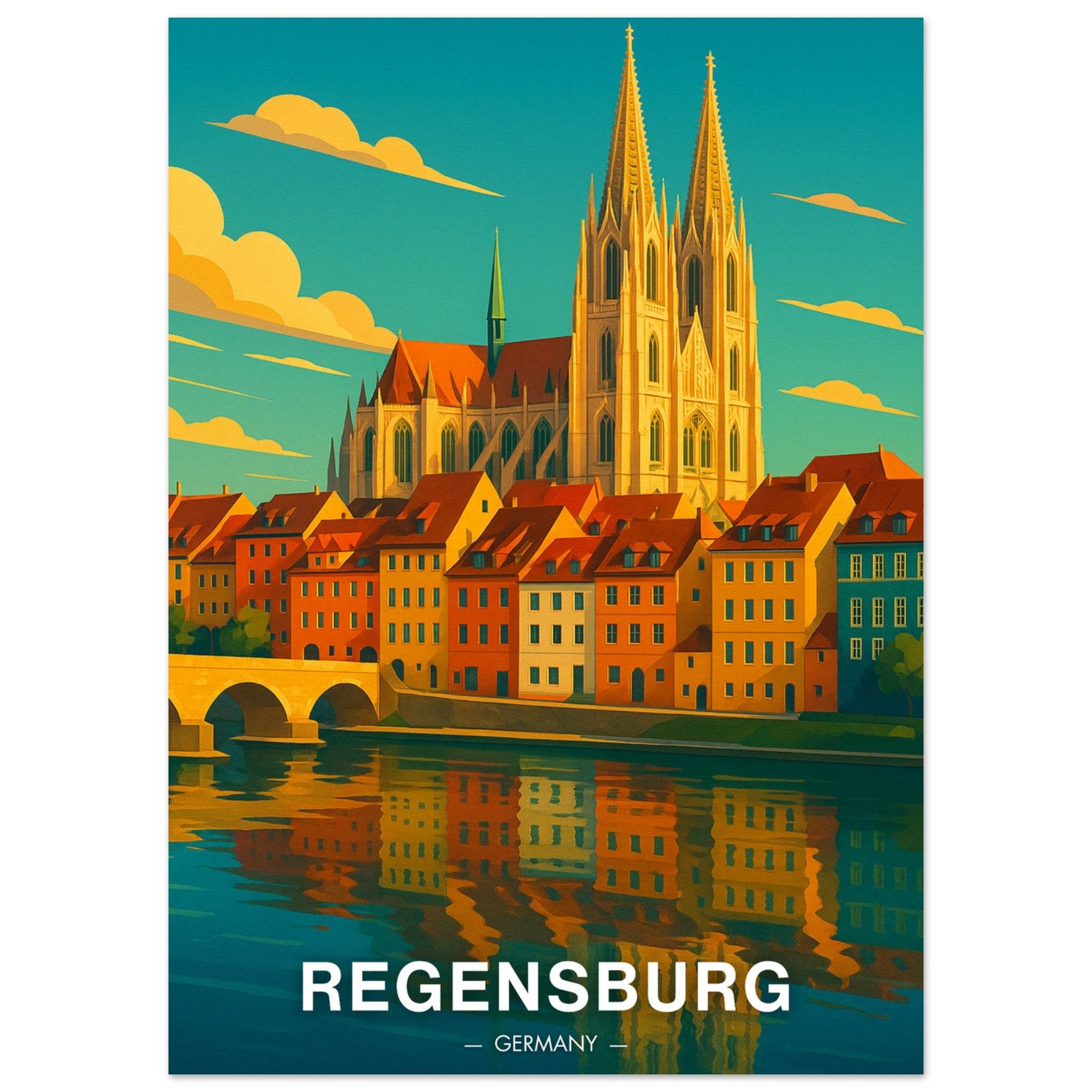 Regensburg Poster - Geoprints