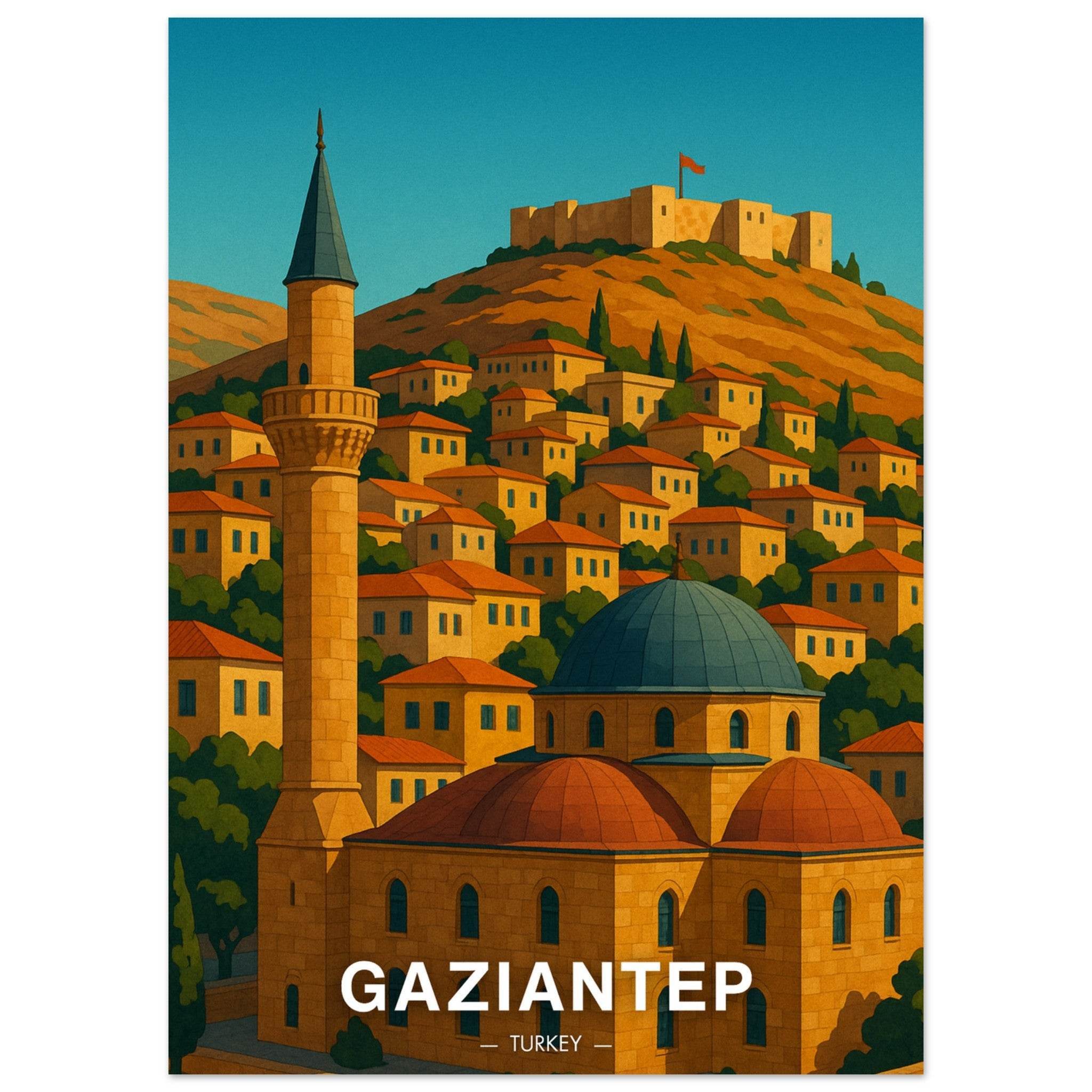 Gaziantep Poster - Geoprints