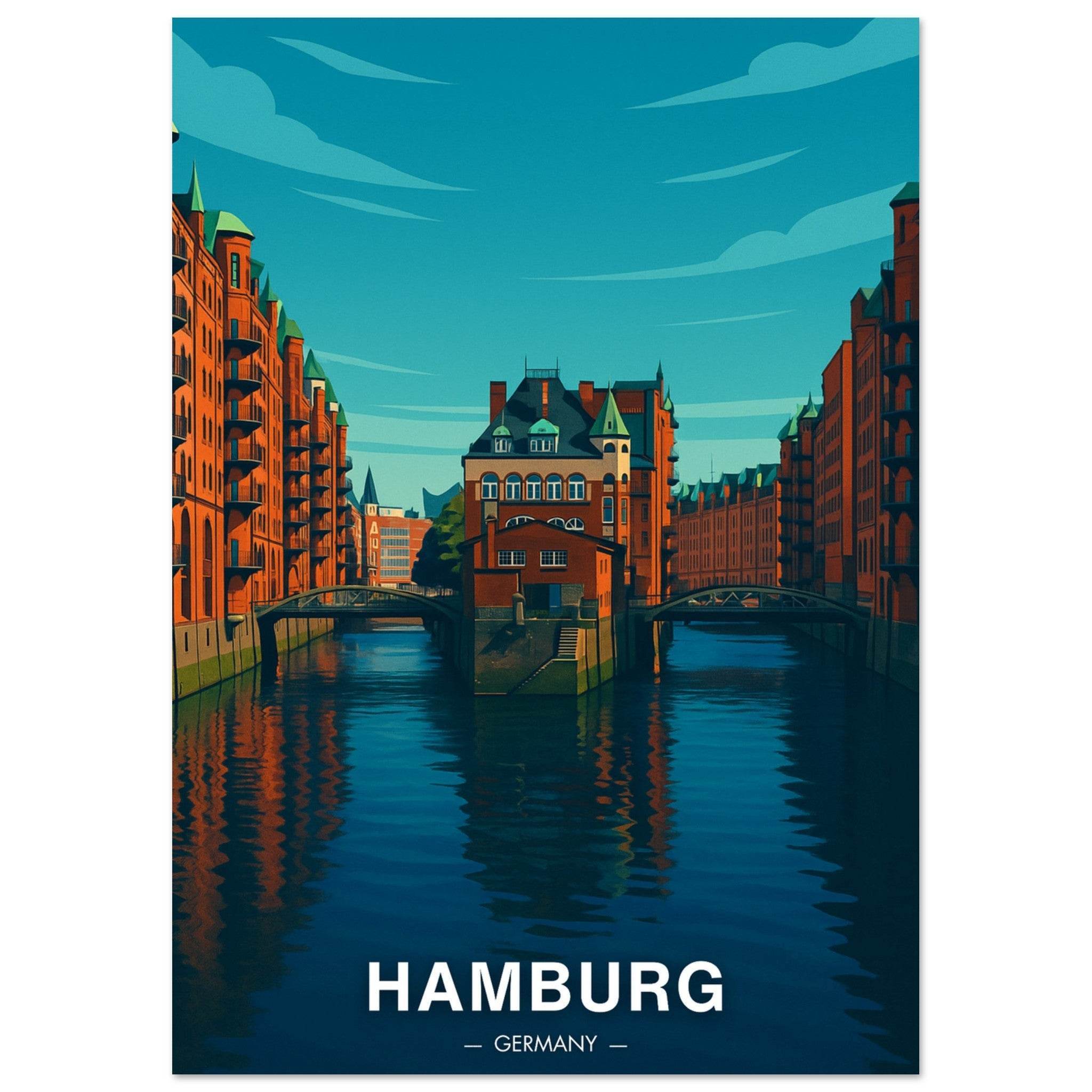 Hamburg Poster - Geoprints