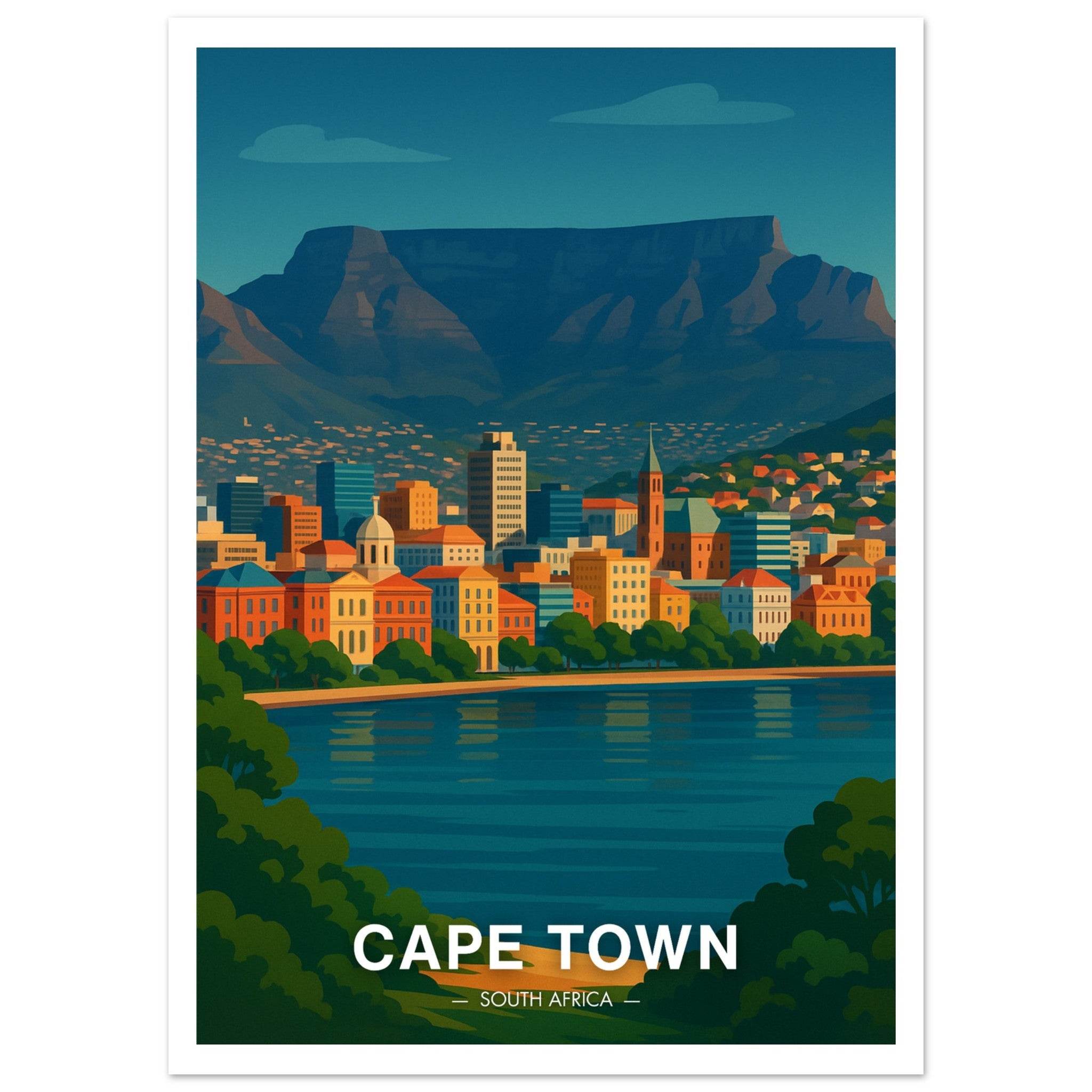 Kapstadt Poster - Geoprints