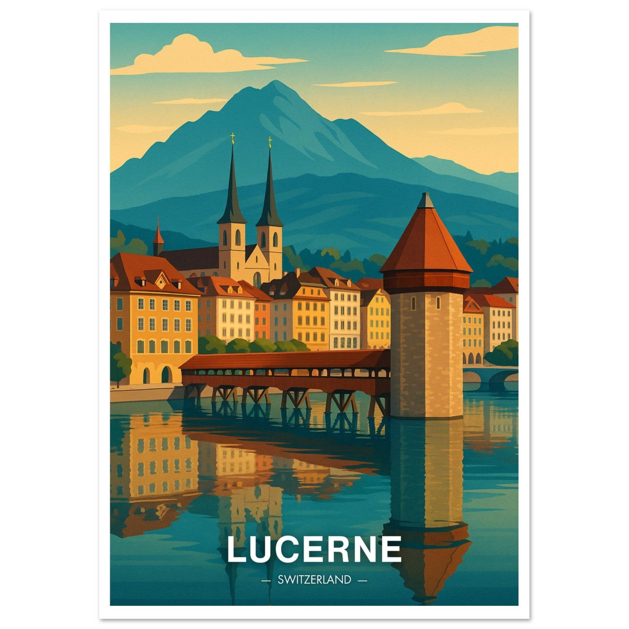 Luzern Poster - Geoprints