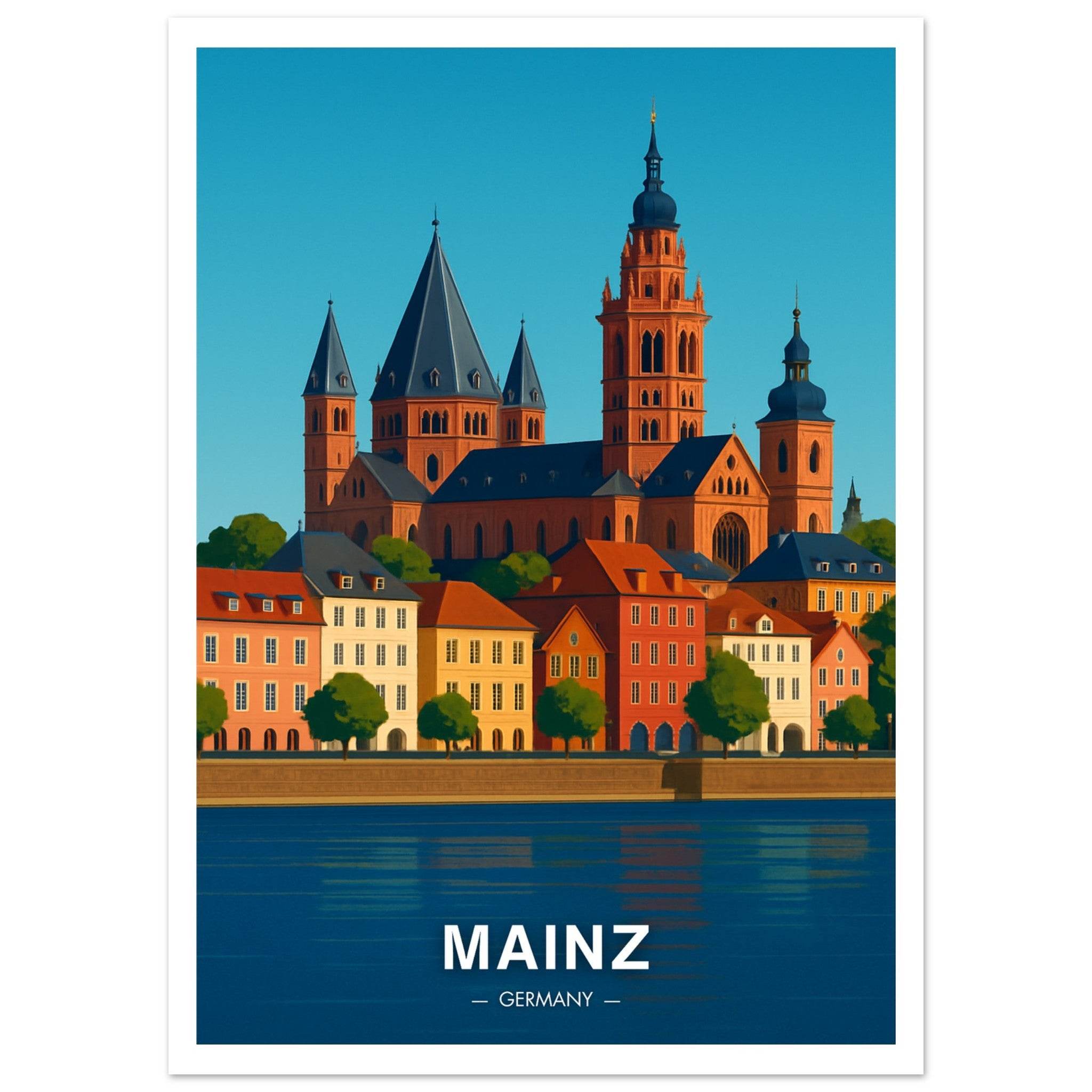 Mainz Poster - Geoprints