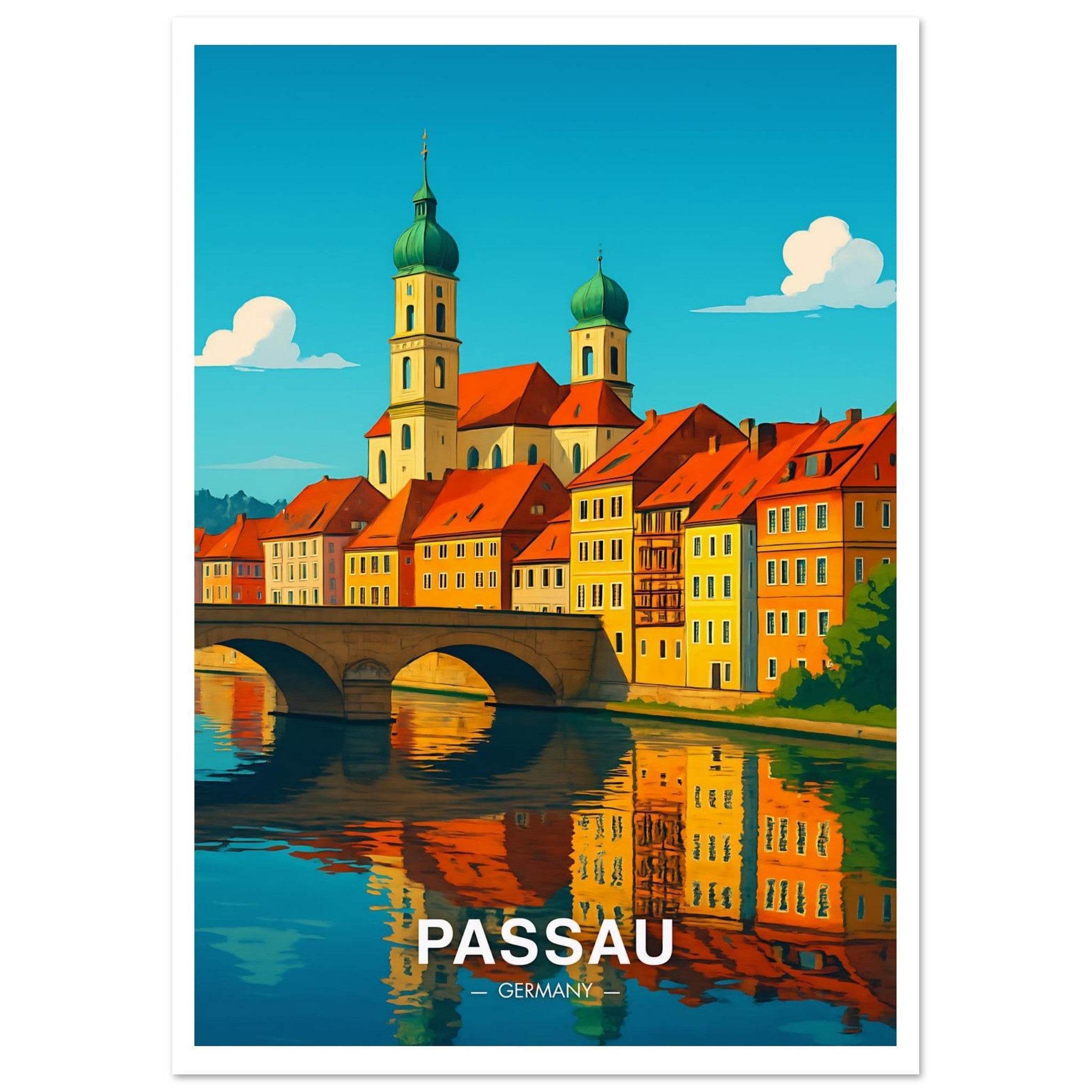 Passau Poster - Geoprints