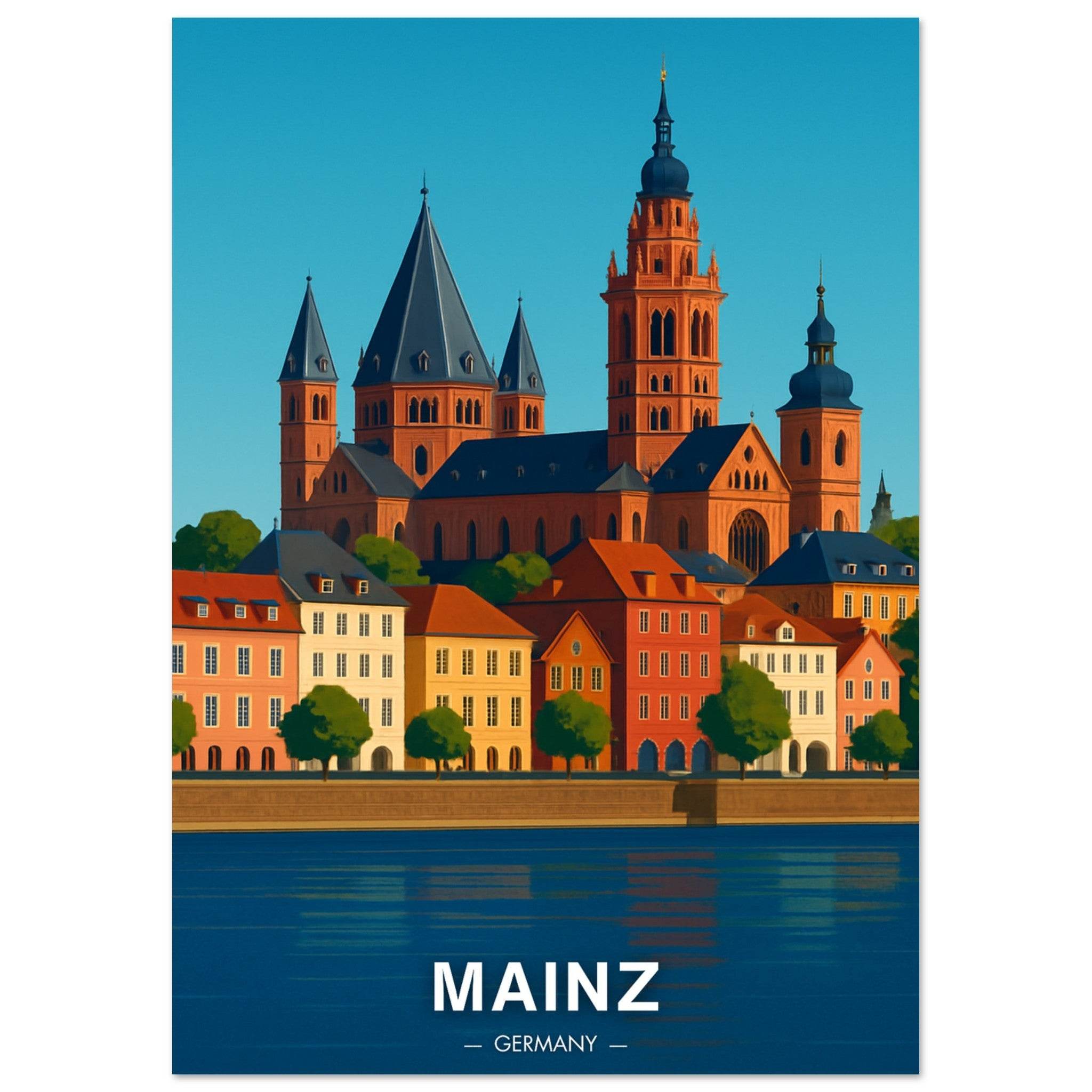Mainz Poster - Geoprints