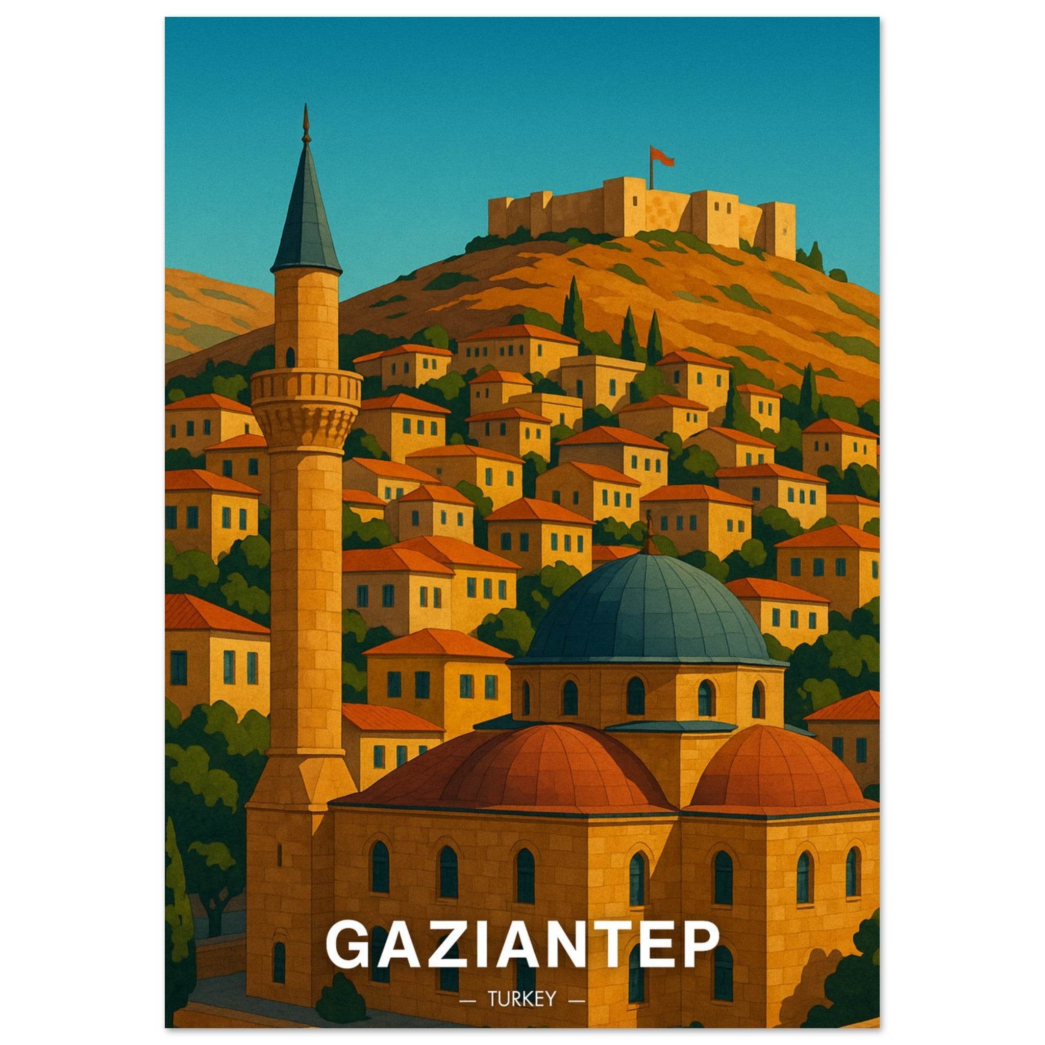 Gaziantep Poster - Geoprints