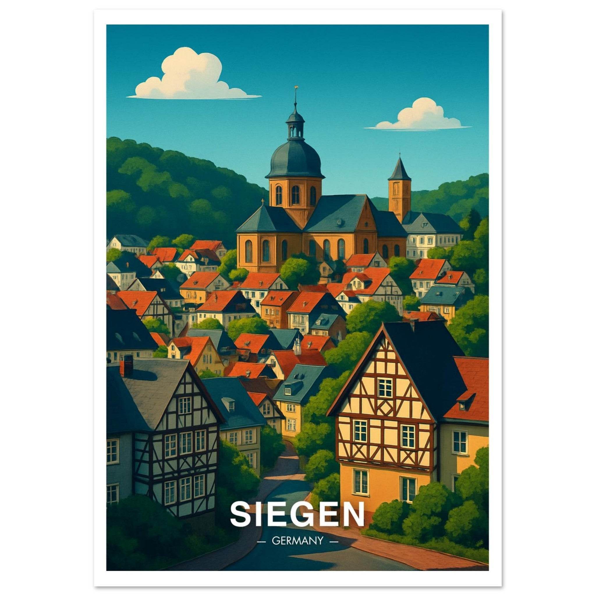 Siegen Poster - Geoprints