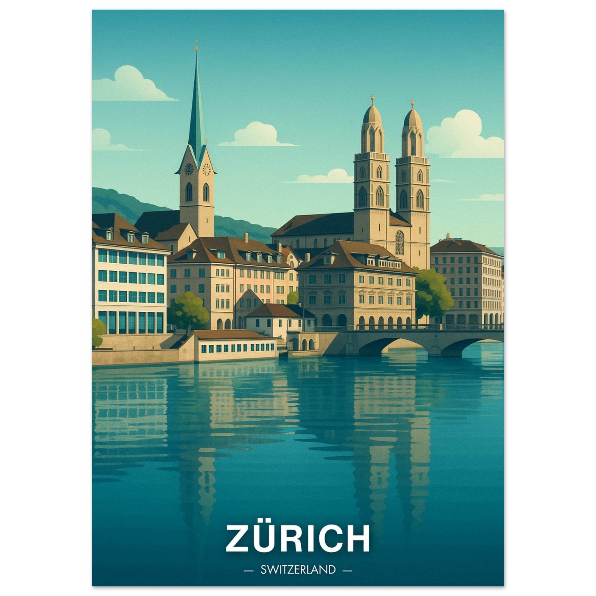 Zürich Poster - Geoprints