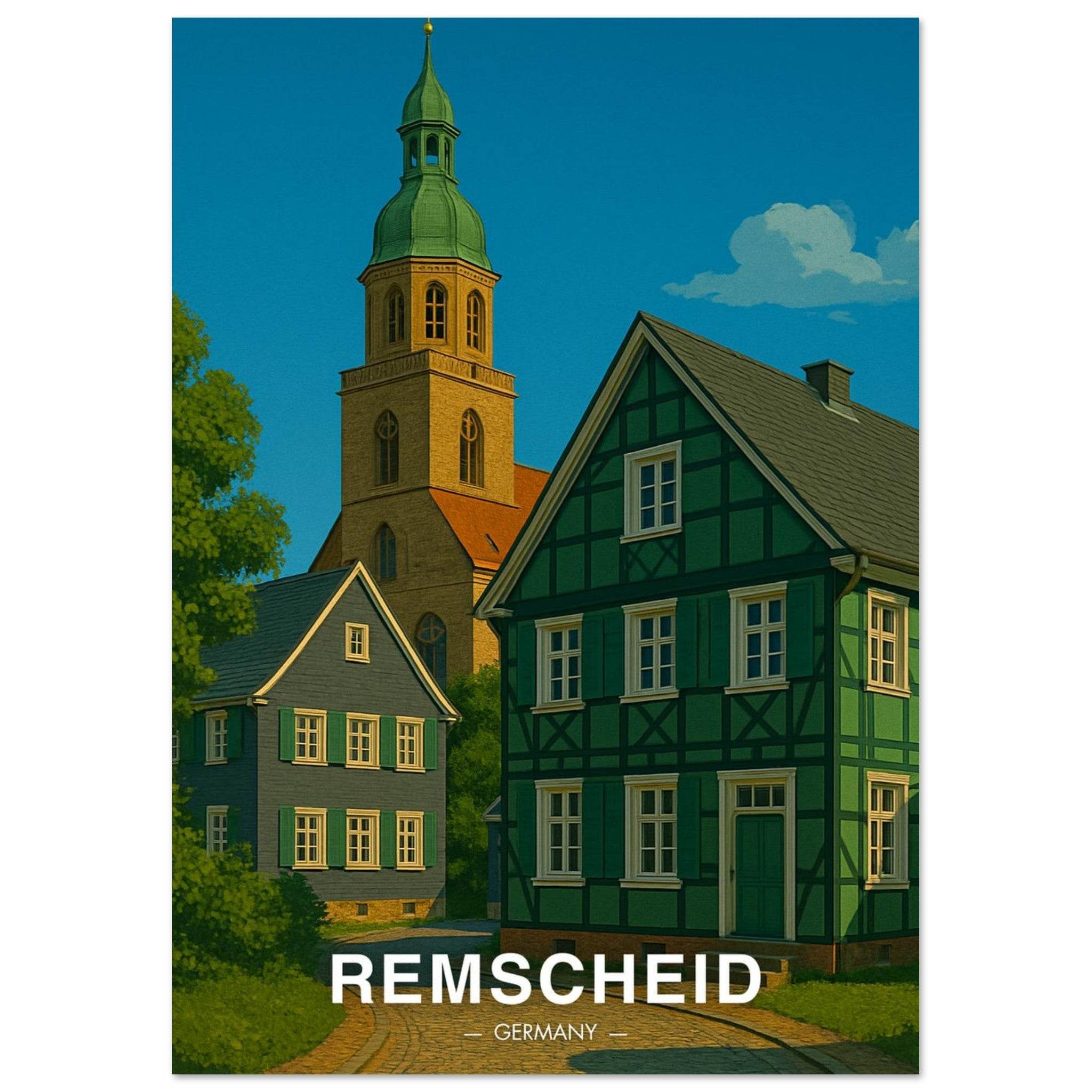 Remscheid Poster - Geoprints