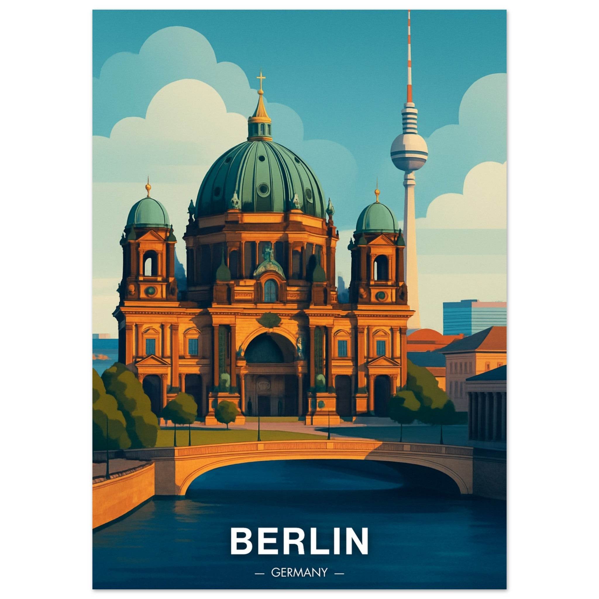 Berlin Poster - Geoprints