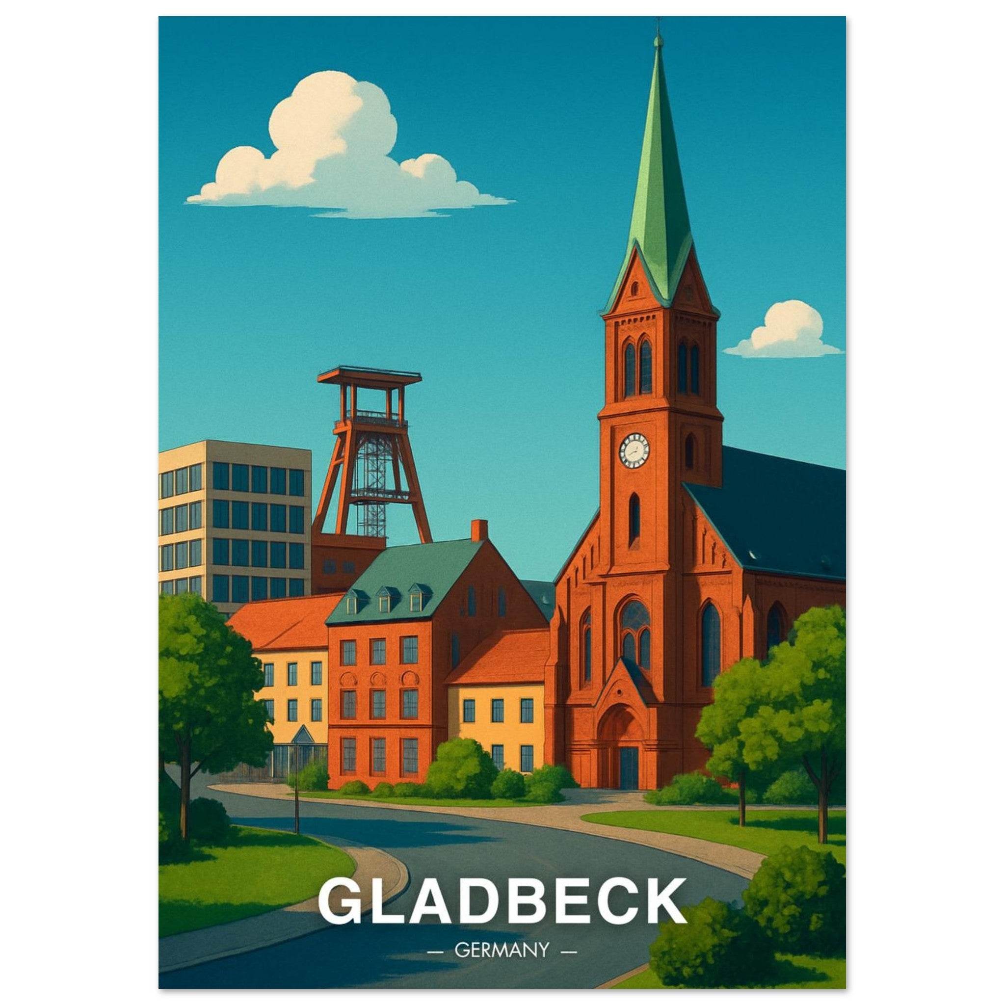 Gladbeck Poster - Geoprints