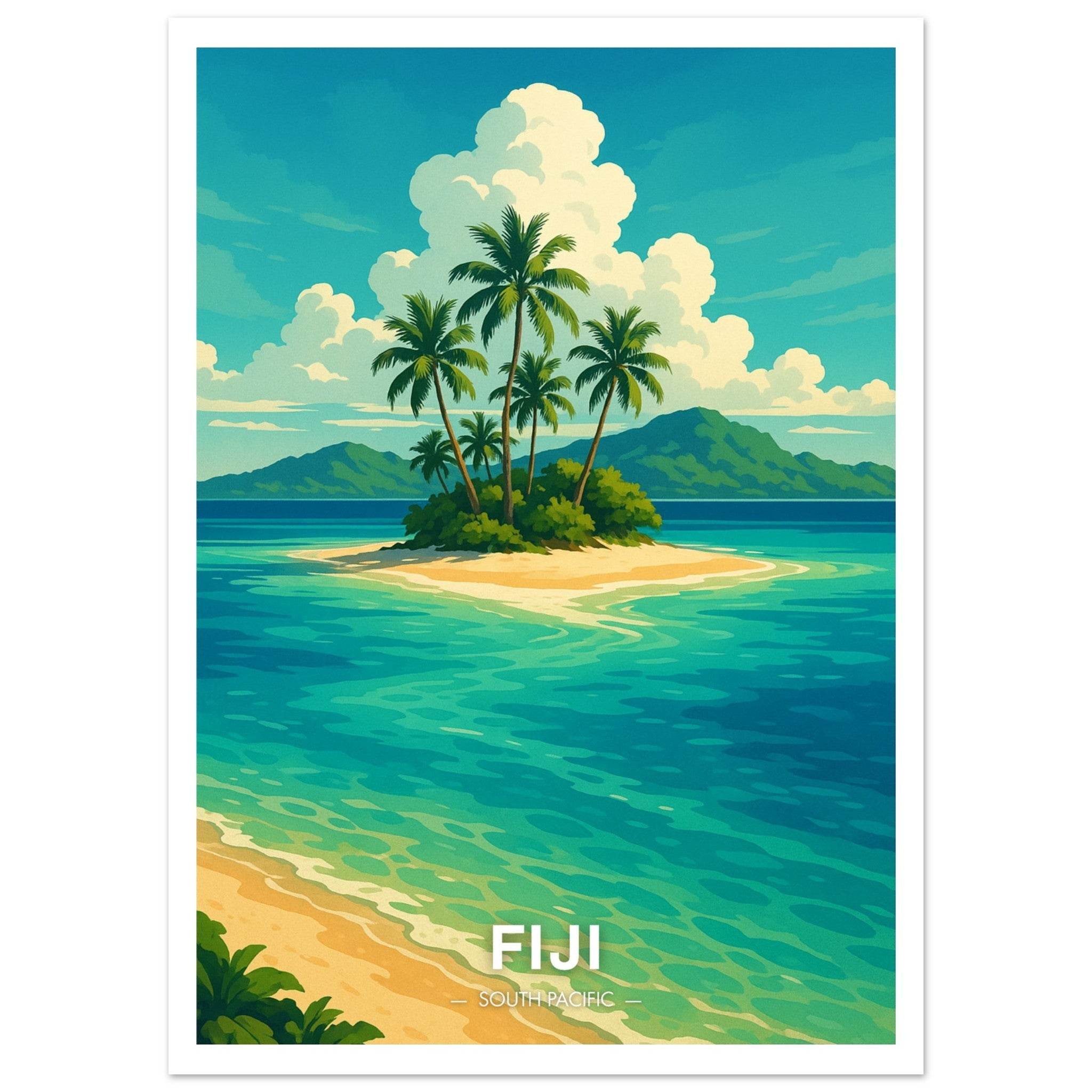 Fiji Poster - Geoprints