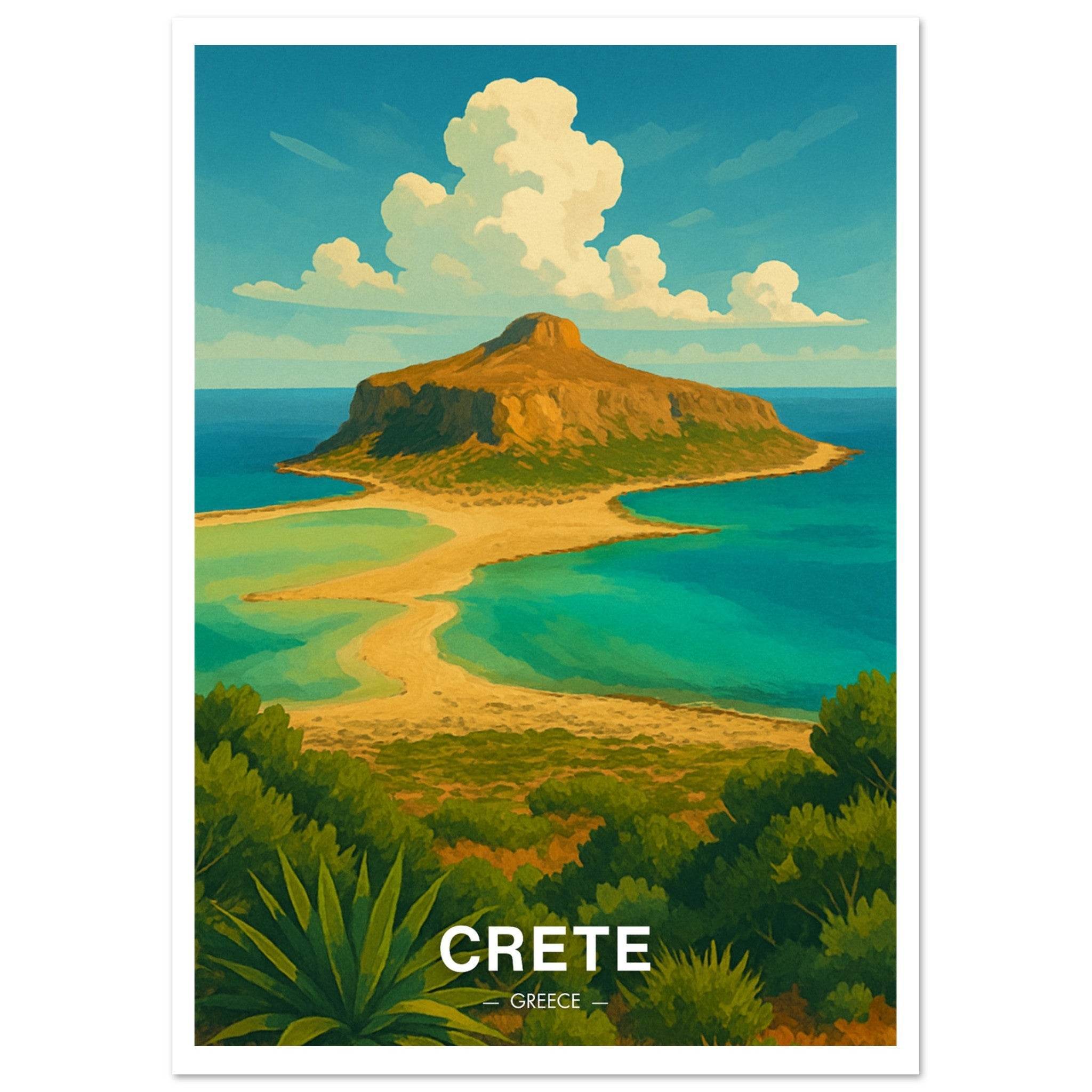 Kreta Poster - Geoprints