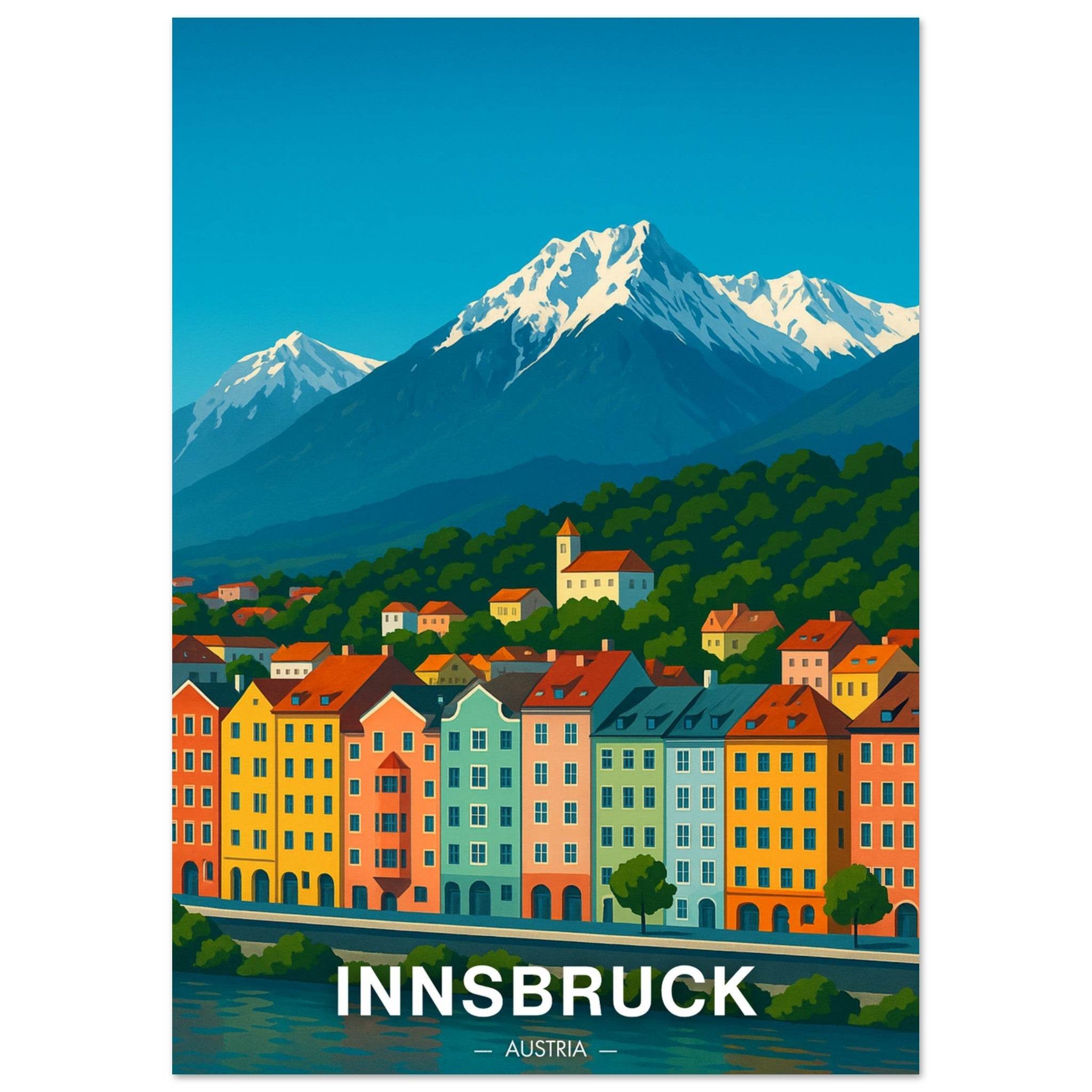 Innsbruck Poster - Geoprints