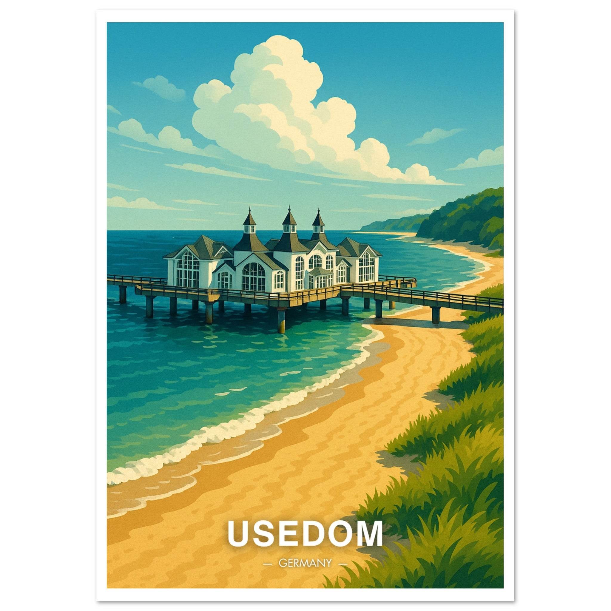 Usedom Poster - Geoprints