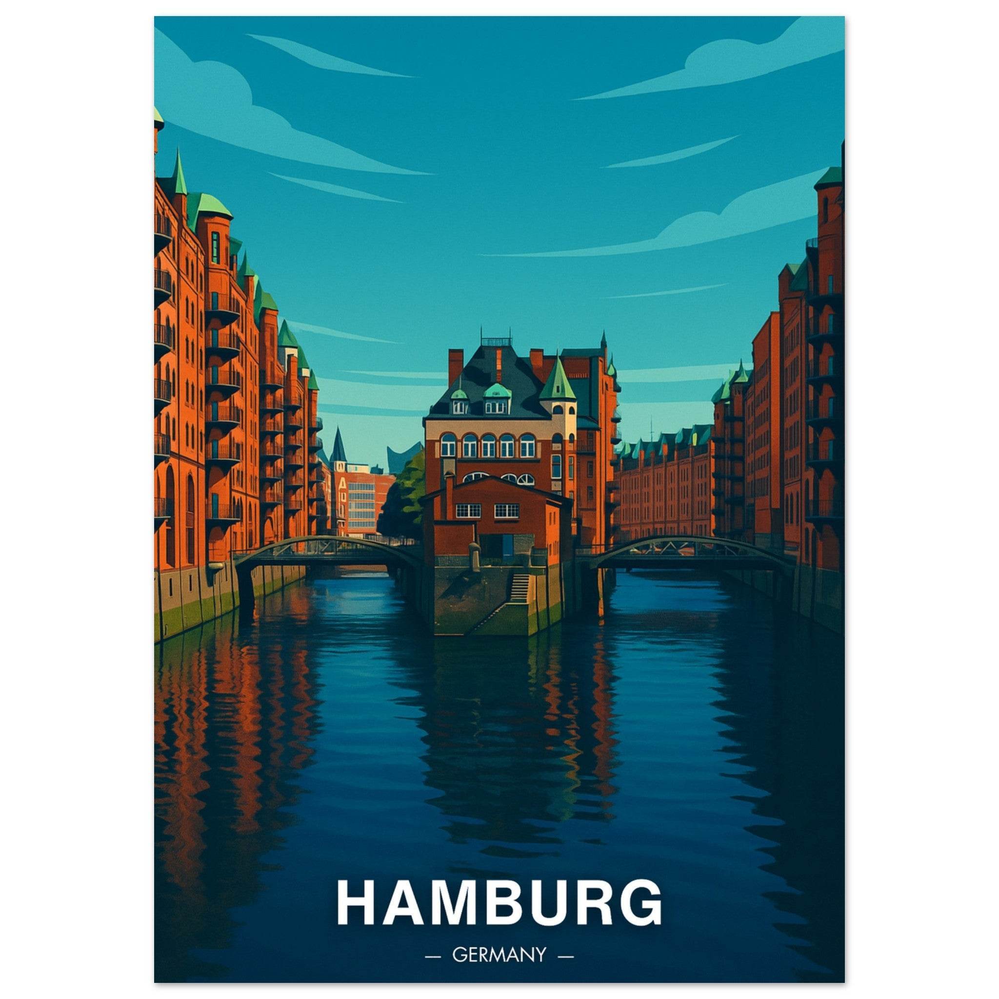 Hamburg Poster - Geoprints