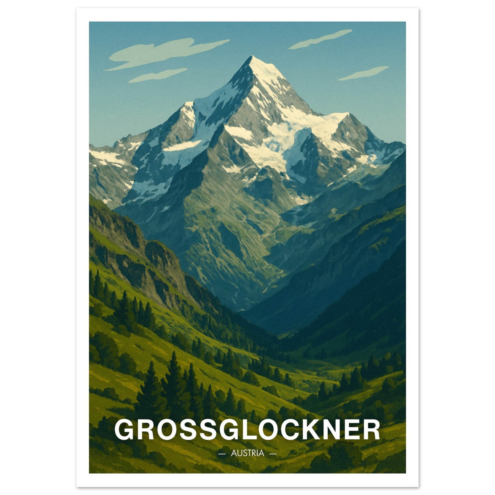 Grossglockner Poster - Geoprints