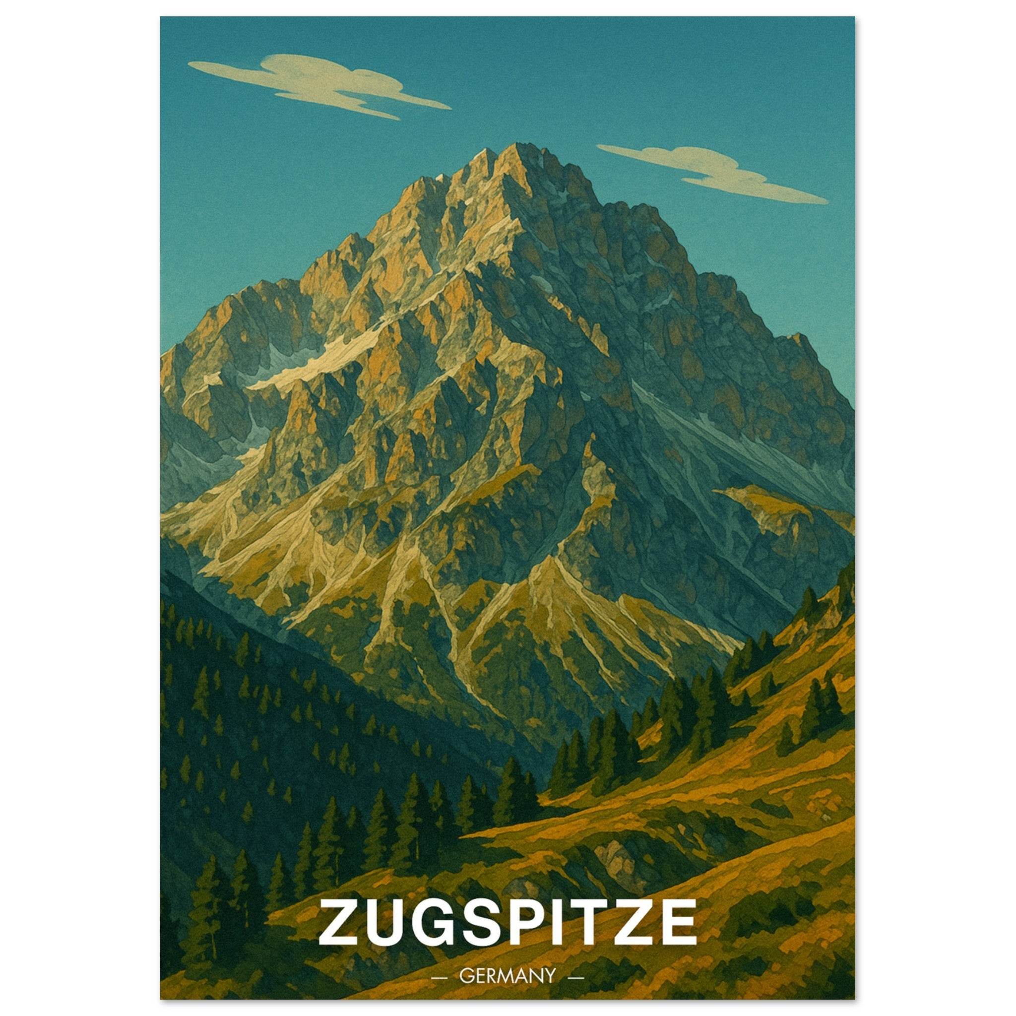 Zugspitze Poster - Geoprints