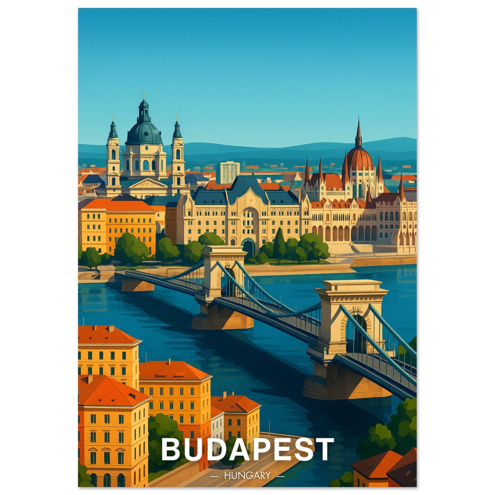 Budapest Poster - Geoprints